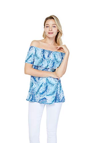 Women Off-shoulder Ruffle Top