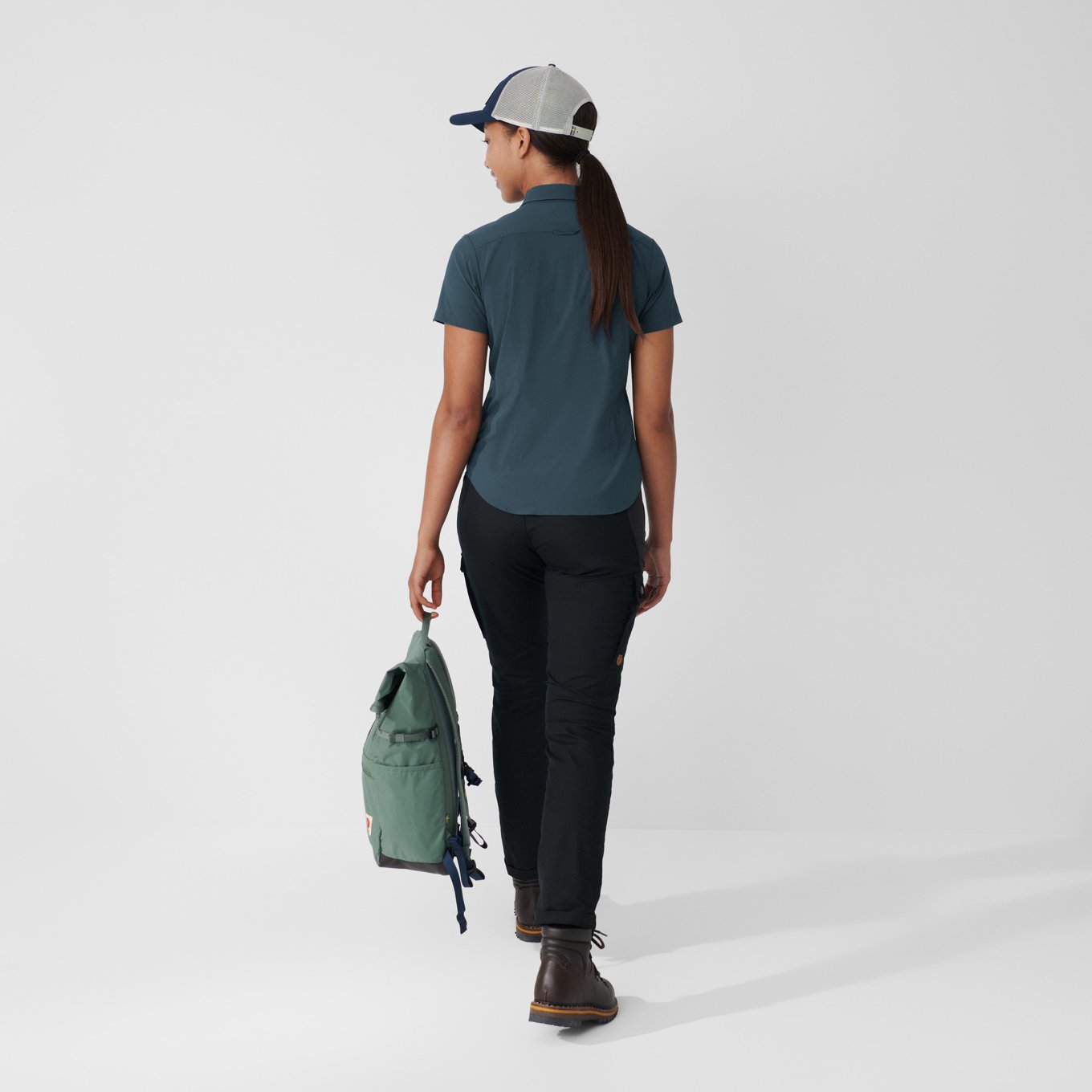 Fjallraven High Coast Lite Short Sleeve Shirt for Women - Lightweight Outdoor Travel & Hiking Top - Perfect for Camping, Backpacking and Summer Adventures