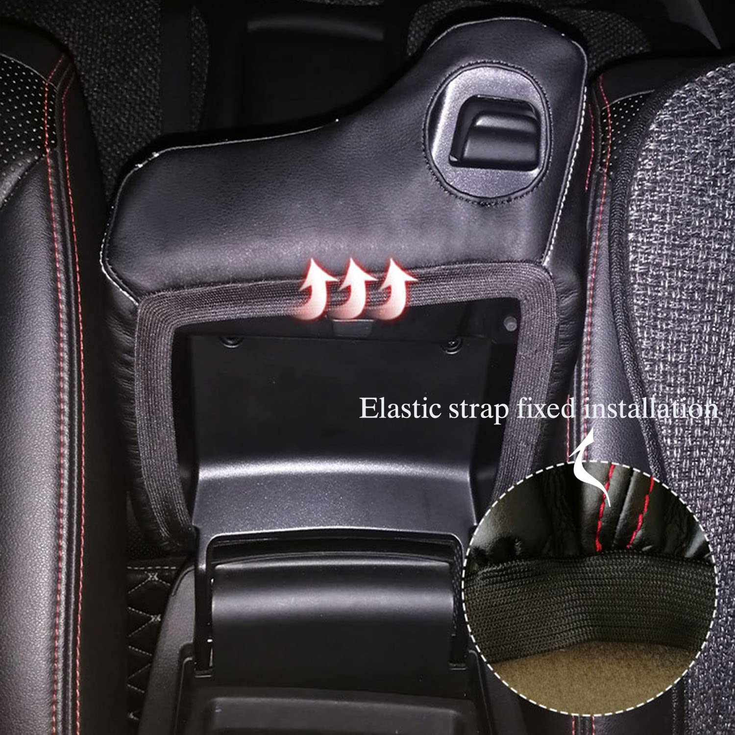 Premium Center Console Armrest Cover for Honda Accord 2013-2017 - Durable Replacement Lid with Soft Cushioning | Perfect for Road Trips & Daily Commuting