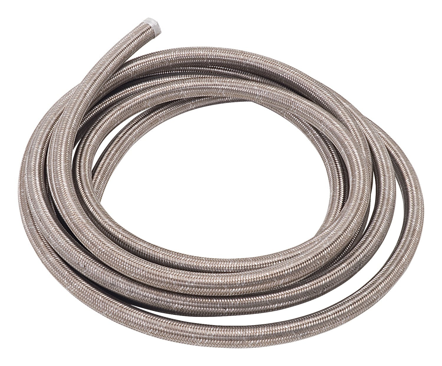 RUSSELL/EDEL 632140 ProFlex -8AN Stainless Steel Braided Hose - 20 Feet - High Pressure Fuel Line for Automotive & Marine Applications