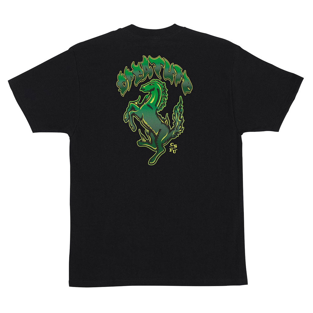 Creature Straight Away Short Sleeve T-Shirt for Men - Black | Casual Wear, Street Style & Everyday Comfort