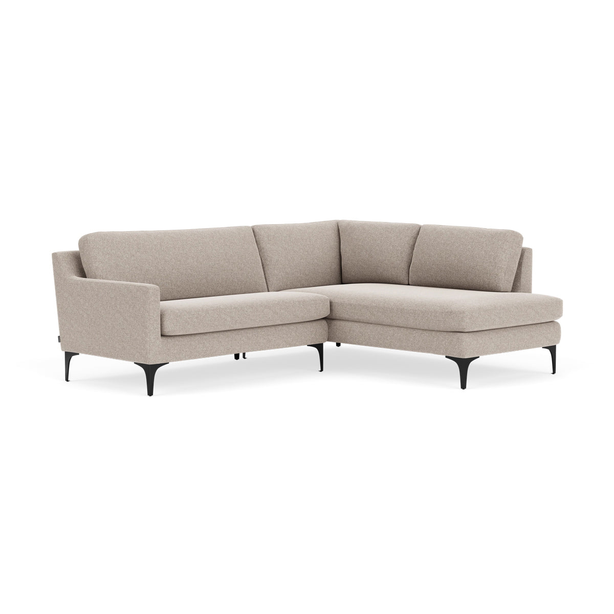 Astha Fabric Right Corner Sofa - Modern L-Shaped Sectional Couch for Living Room, Home Theater & Small Spaces | Comfortable & Stylish Lounge Furniture