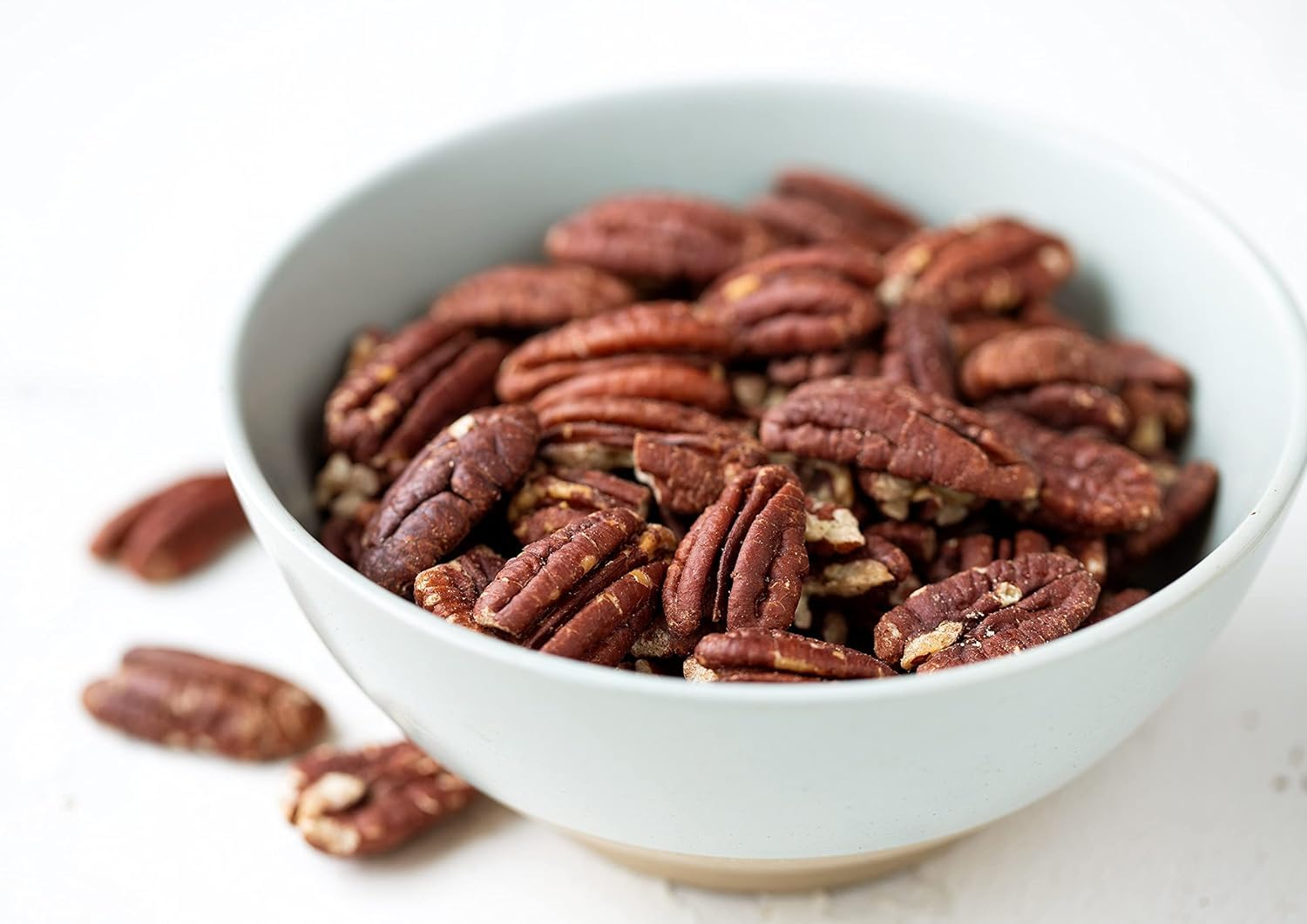 Food to Live - Dry Roasted Pecan Halves with Himalayan Salt, 4oz | Protein & Fiber Rich Snack | Perfect for Salads, Baking & Healthy On-the-Go Snacking