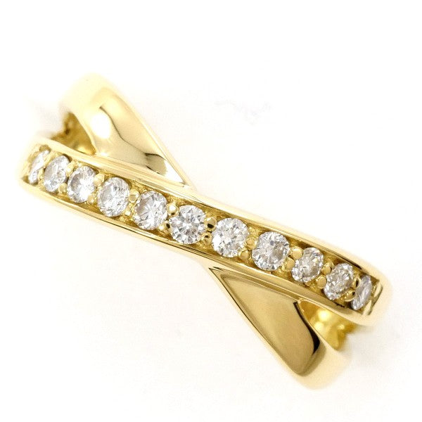 18K Yellow Gold Diamond Ring for Women - Elegant Wedding, Engagement & Anniversary Jewelry Gift