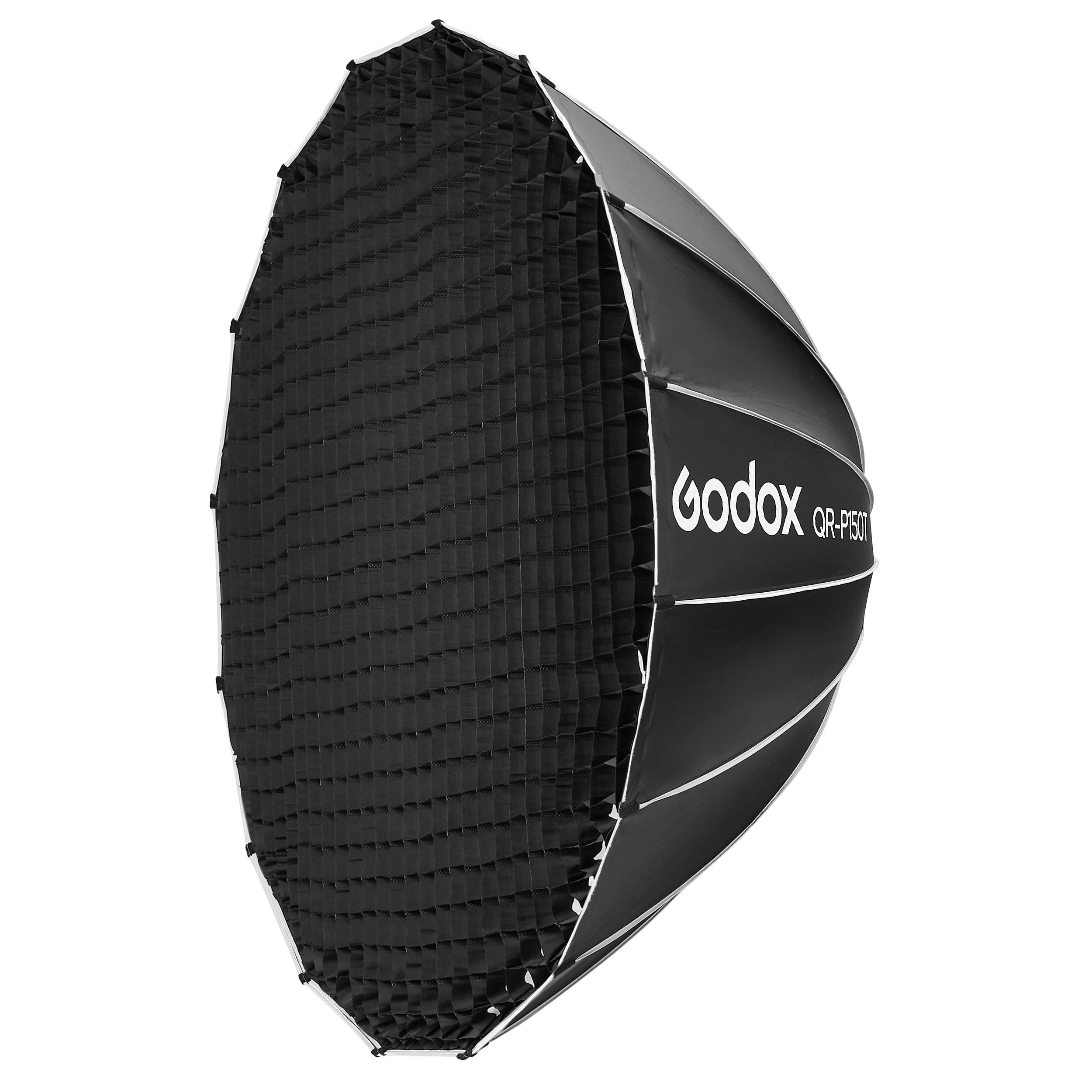 QR P150T Compact Quick Release Parabolic Softbox with Grid - Professional Photography Lighting for Studio, Portrait & Product Shoots