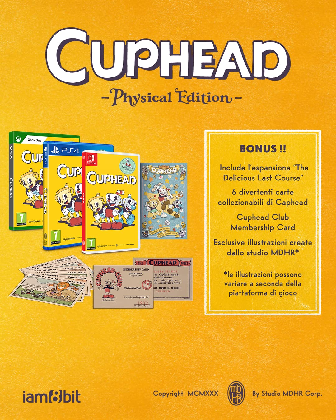 Cuphead for PS4 - Classic Run and Gun Action Game | Fun Multiplayer Co-op Adventure | Perfect for Family Game Nights & Retro Gaming Fans