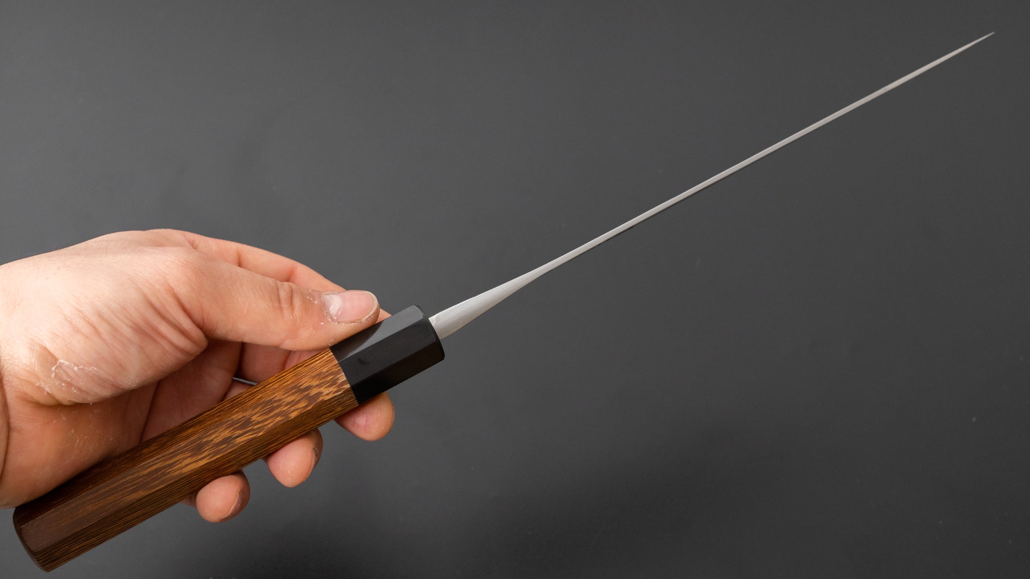 Premium Jiro Tsuchime Sujihiki 210mm Japanese Slicing Knife - Taihei Tagayasan Wood Handle (#379) - Perfect for Sushi, Sashimi & Meat Carving