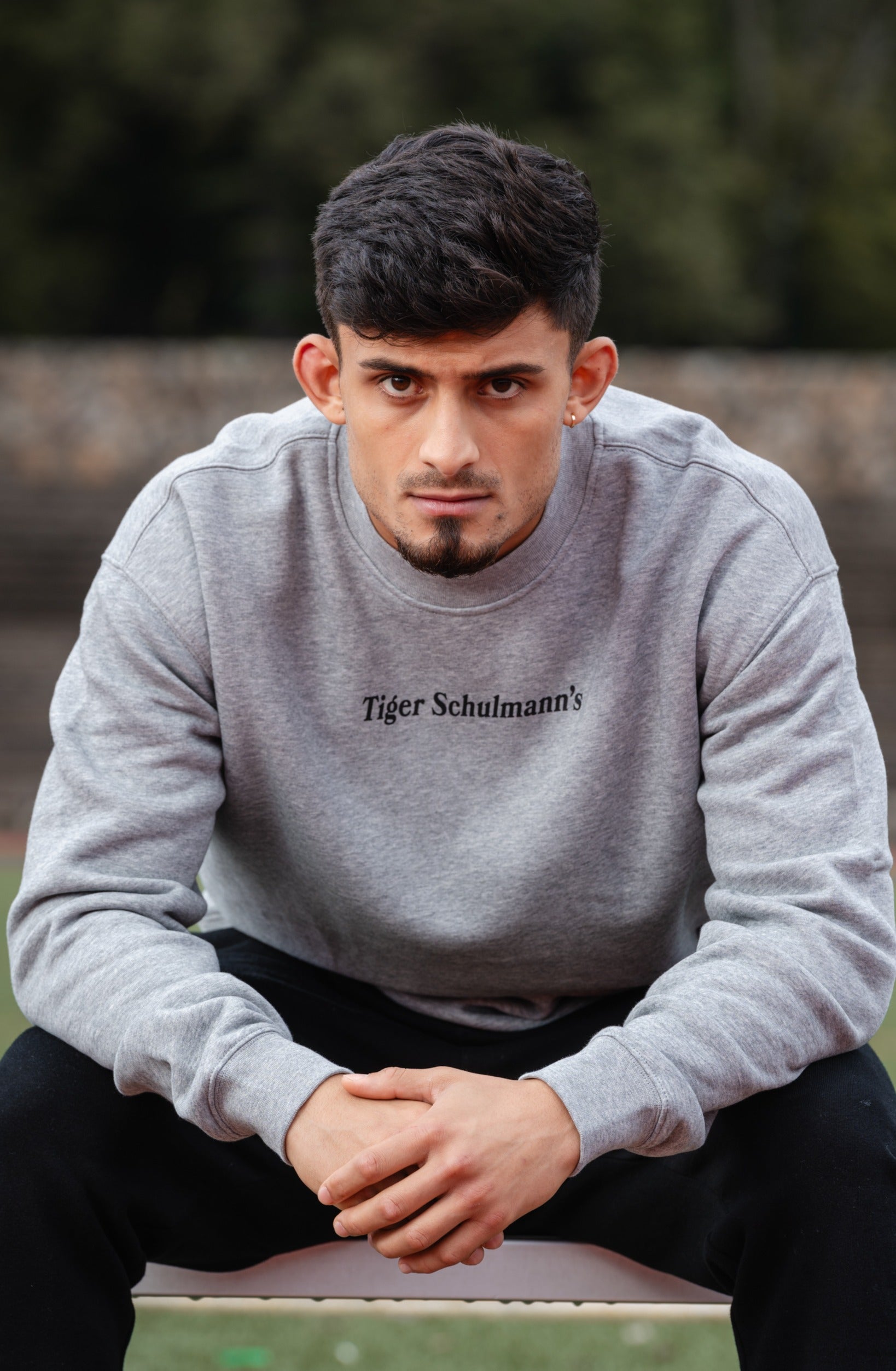 Momentum Crew Heather Gray Sweatshirt - Soft & Comfortable Men's Pullover for Casual Wear, Gym, and Outdoor Activities