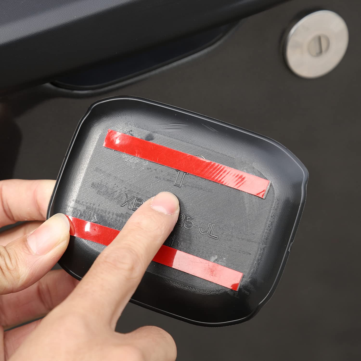 Hoolcar Black 5PCs Door Handle Bowl Trims for 2018-2020 Jeep Wrangler JL & JLU - Exterior Accessories Upgrade for Off-Road & Daily Driving