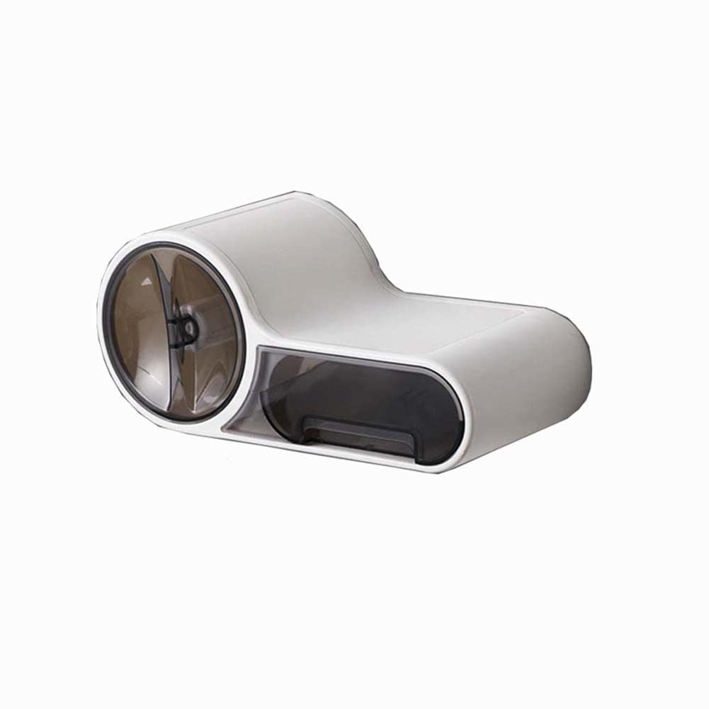 TOYOREY Waterproof Wall-Mounted Toilet Paper Holder - Multifunctional Bathroom Tissue Storage Rack for Toilet Paper Rolls - Space Saving Bathroom Organizer for Small Spaces & RV Use