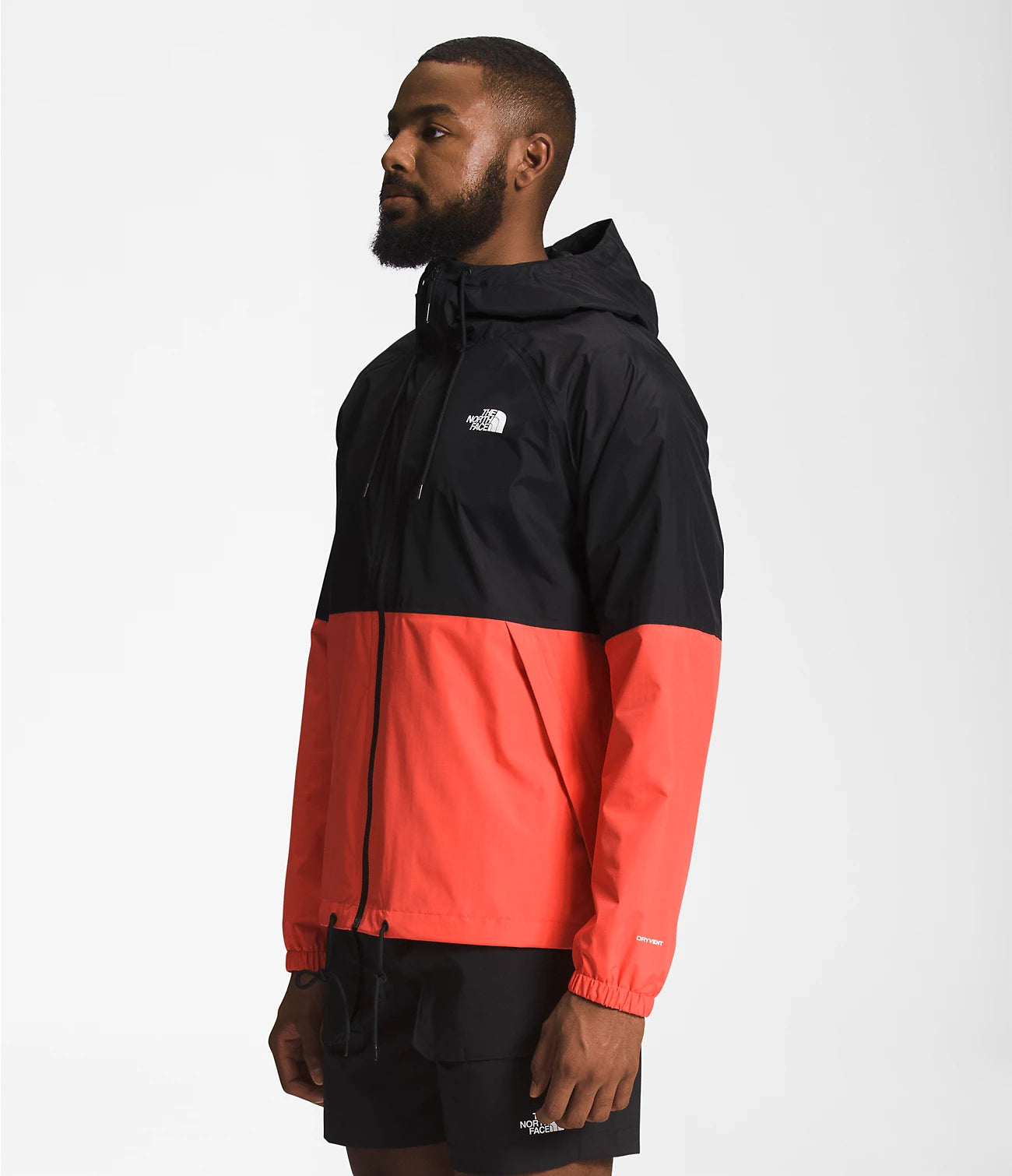 Antora Men's Rain Hoodie - Waterproof Windbreaker Jacket for Outdoor Hiking & Commuting | NF0A7QF3