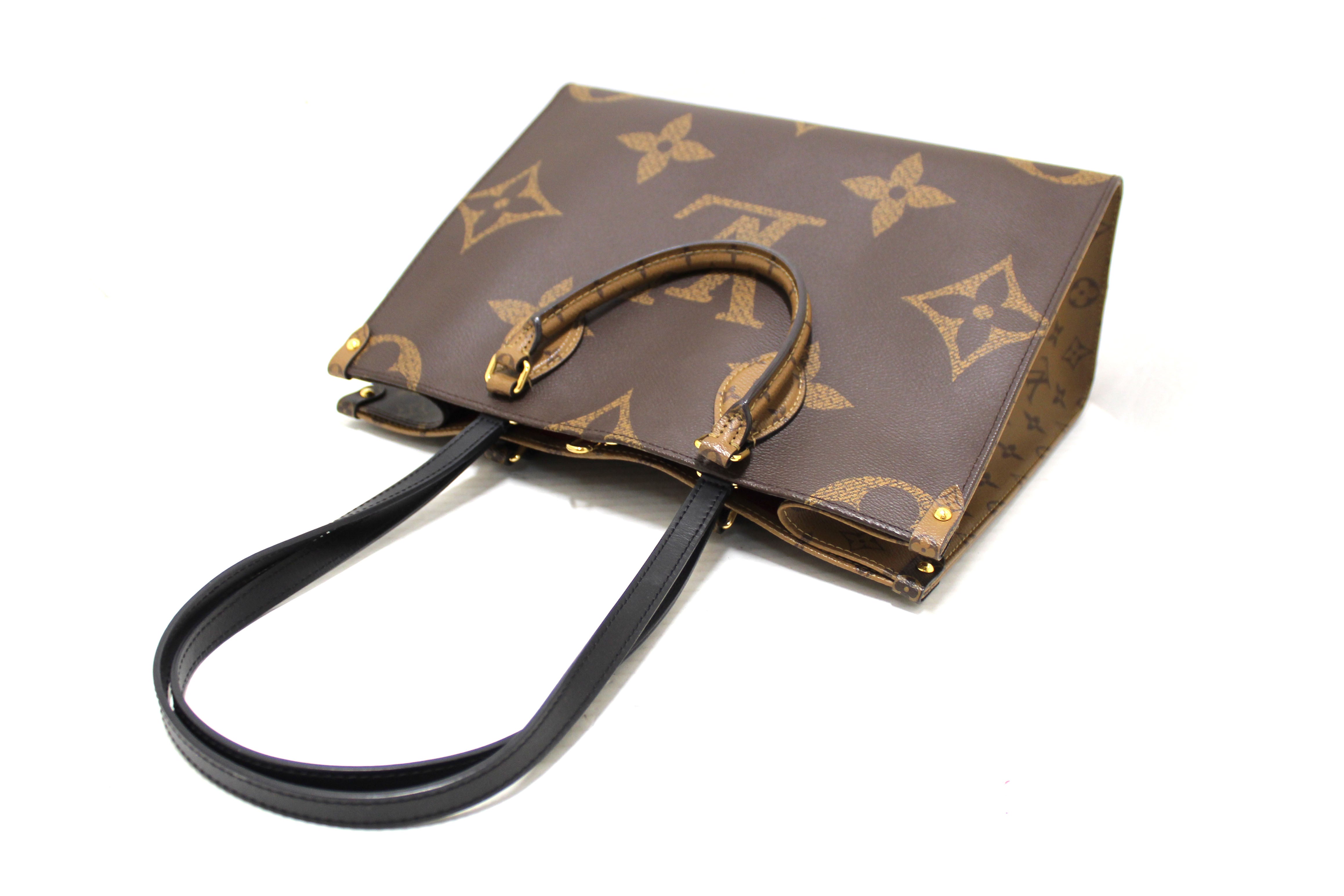 Authentic Louis Vuitton Monogram OnTheGo MM Tote Bag - Luxury Designer Handbag for Women, Spacious Work Tote with Leather Trim, Perfect for Office, Travel & Everyday Use