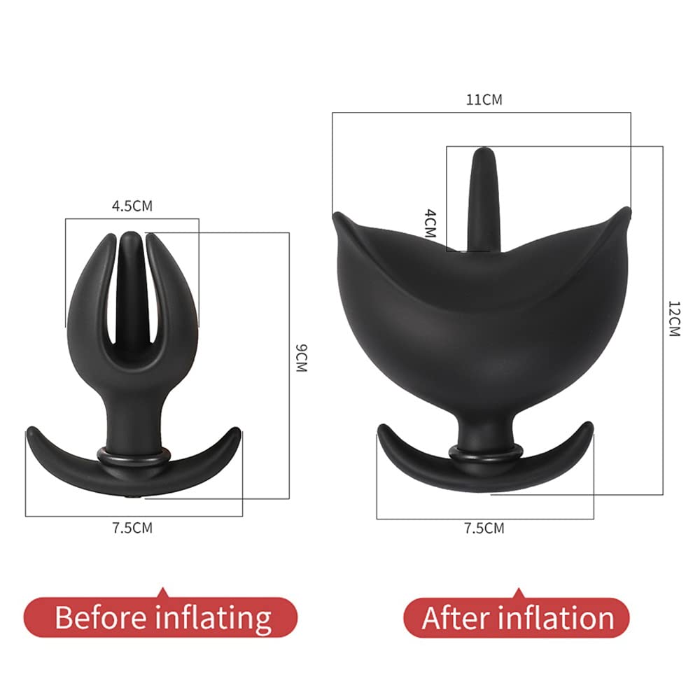 Inflatable Anal Plug - Large Size Prostate Massager for Men & Women, G-Spot Stimulator, Anus Extender - Perfect for Couples Play, Solo Pleasure & BDSM Exploration
