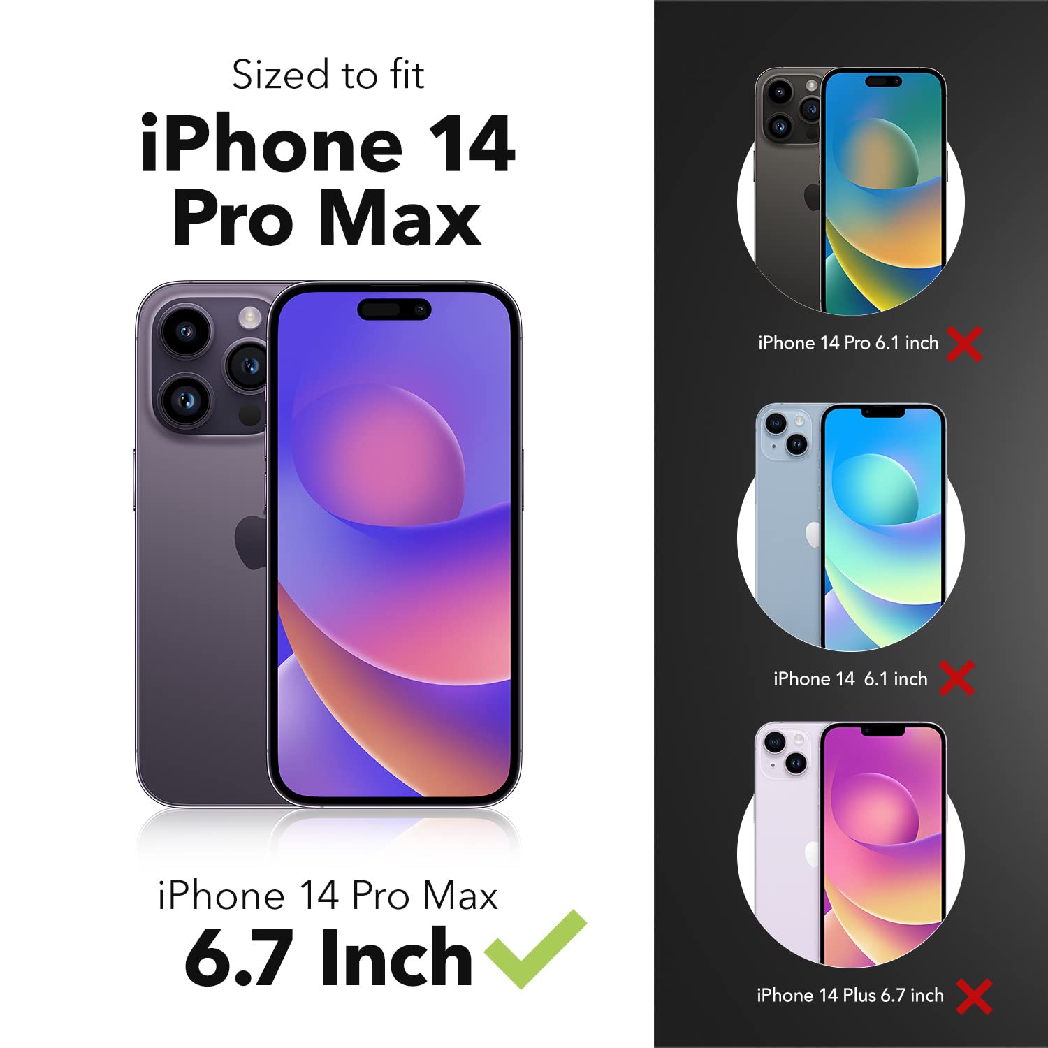 ZAGG Gear 4 Crystal Palace Snap D30 Protective Case for iPhone 14 Pro Max - Slim, Lightweight, Shockproof, MagSafe Compatible, Magnetic, Wireless Charging, Clear | Perfect for Everyday Protection & Wireless Charging Convenience