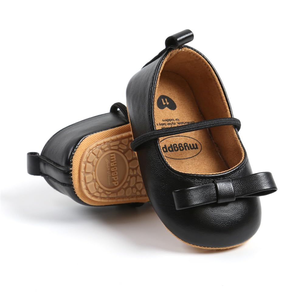 Baby Girl Shoes for Infant Toddler - Soft Sole Mary Jane Princess Walking Shoes | Prewalkers, Wedding & Dress Shoes for Crib & First Steps | Perfect for Special Occasions, Photos & Everyday Wear