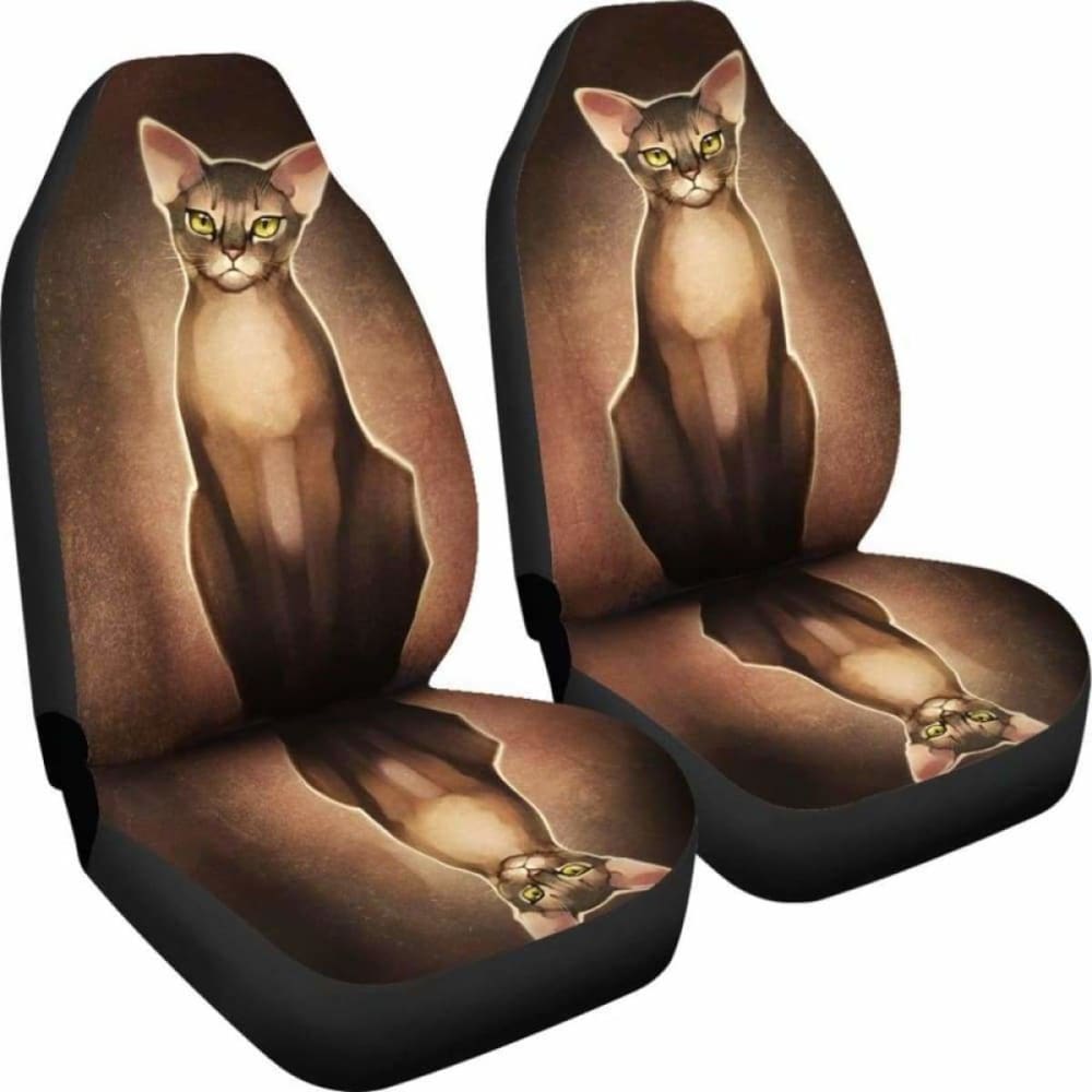 Premium Abyssinian Car Seat Covers - Universal Fit for Cars, Trucks & SUVs - Durable & Stylish Protection for Your Vehicle - Perfect for Road Trips, Daily Commutes & Pet Owners