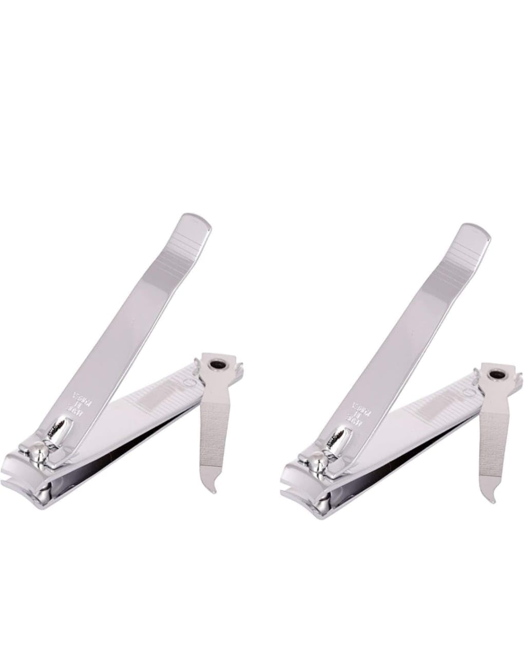 Professional Stainless Steel Nail Clipper Set - Sharp Nail Cutter for Toenails & Fingernails with Nail File - Perfect for Home, Travel, and Salon Use