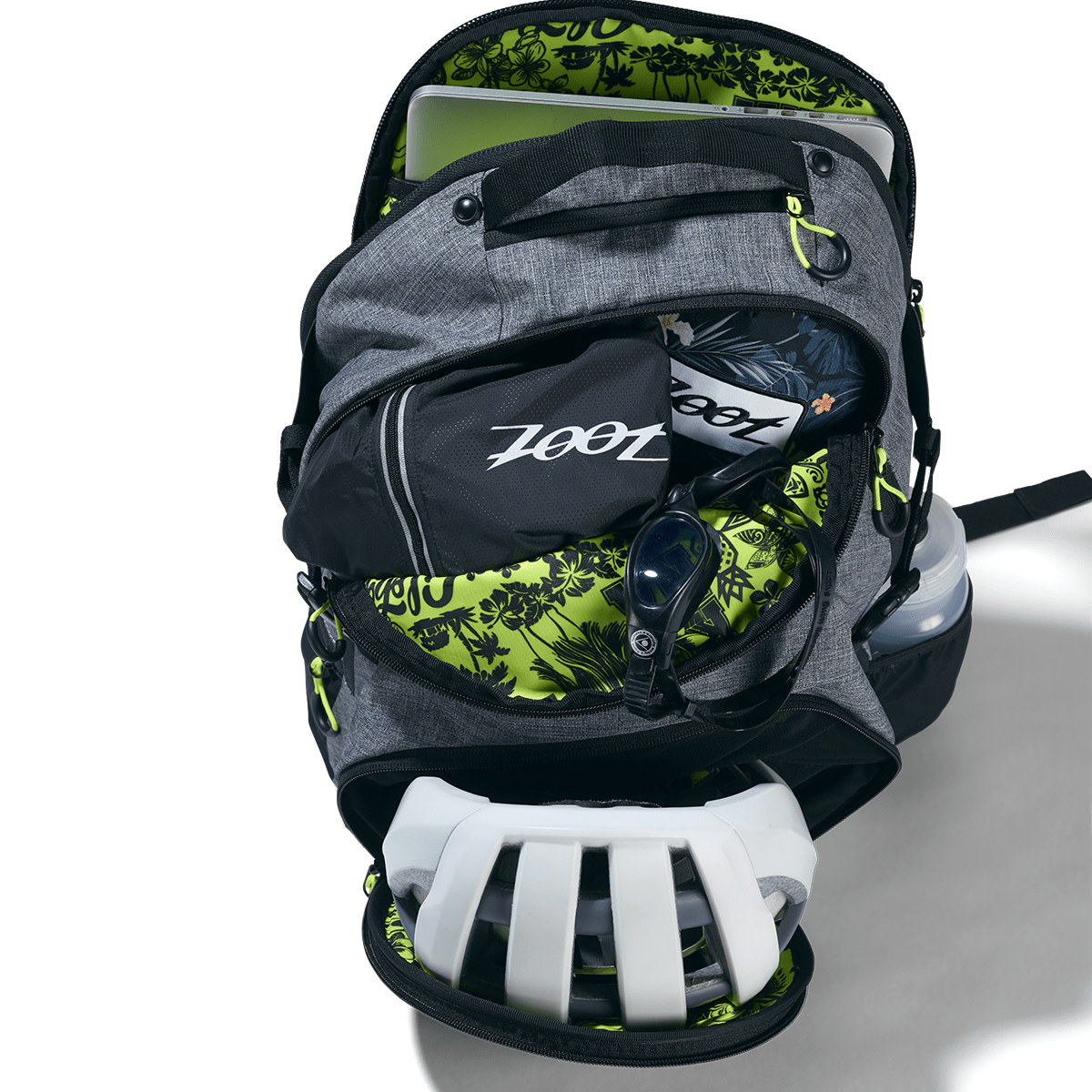 Ultra Tri Backpack - Durable Canvas Gray Hiking Backpack for Men & Women - Perfect for Travel, Camping, and Outdoor Adventures