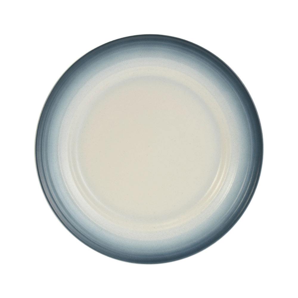 Swirl Ombre Blue 16-Piece Dinnerware Set - Service for 4 | Elegant Tableware for Dinner Parties, Family Gatherings & Special Occasions