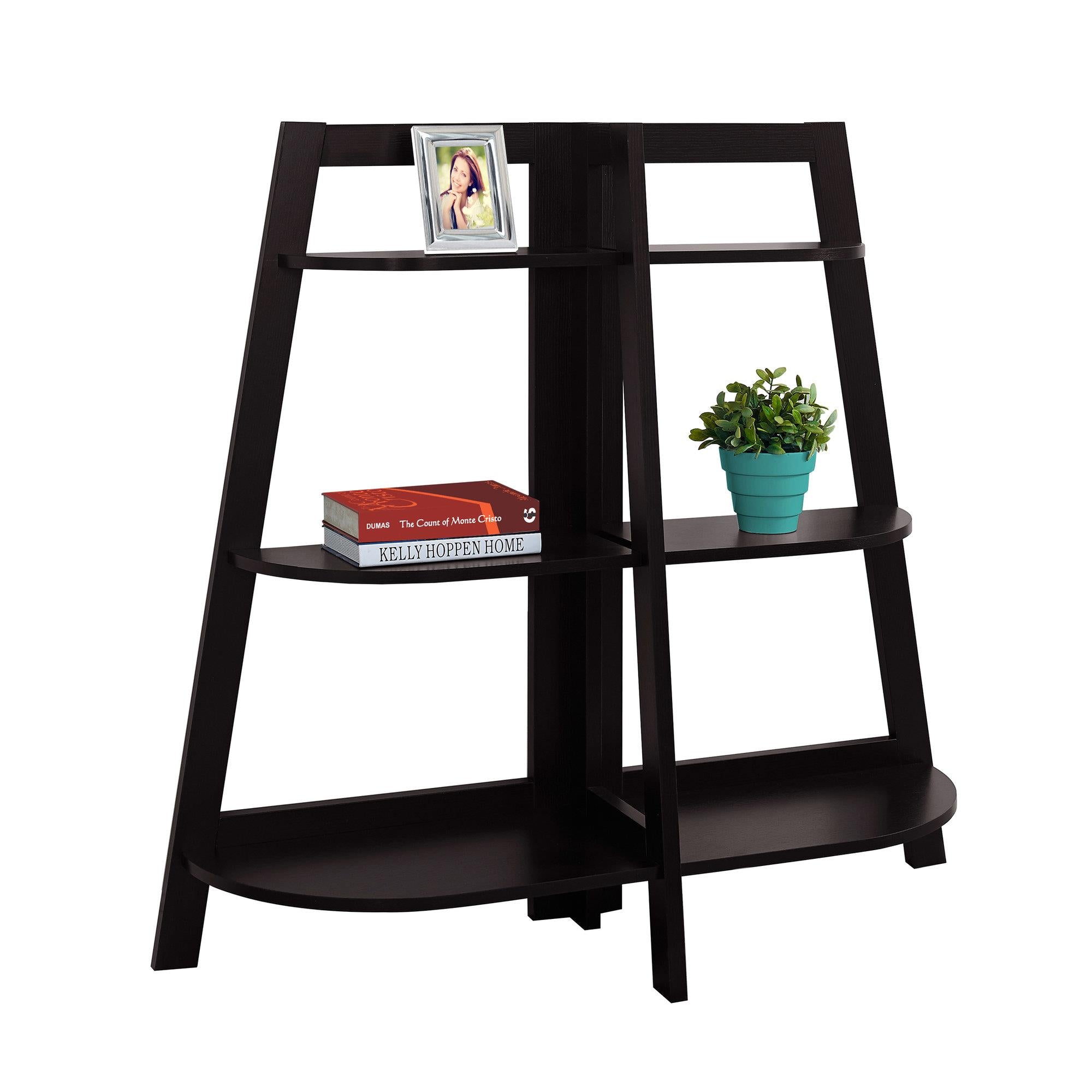 Monarch Five+ I 2426 Bookshelf - Modern Wooden Bookcase for Home & Office - Perfect for Living Room, Bedroom, or Study Organization