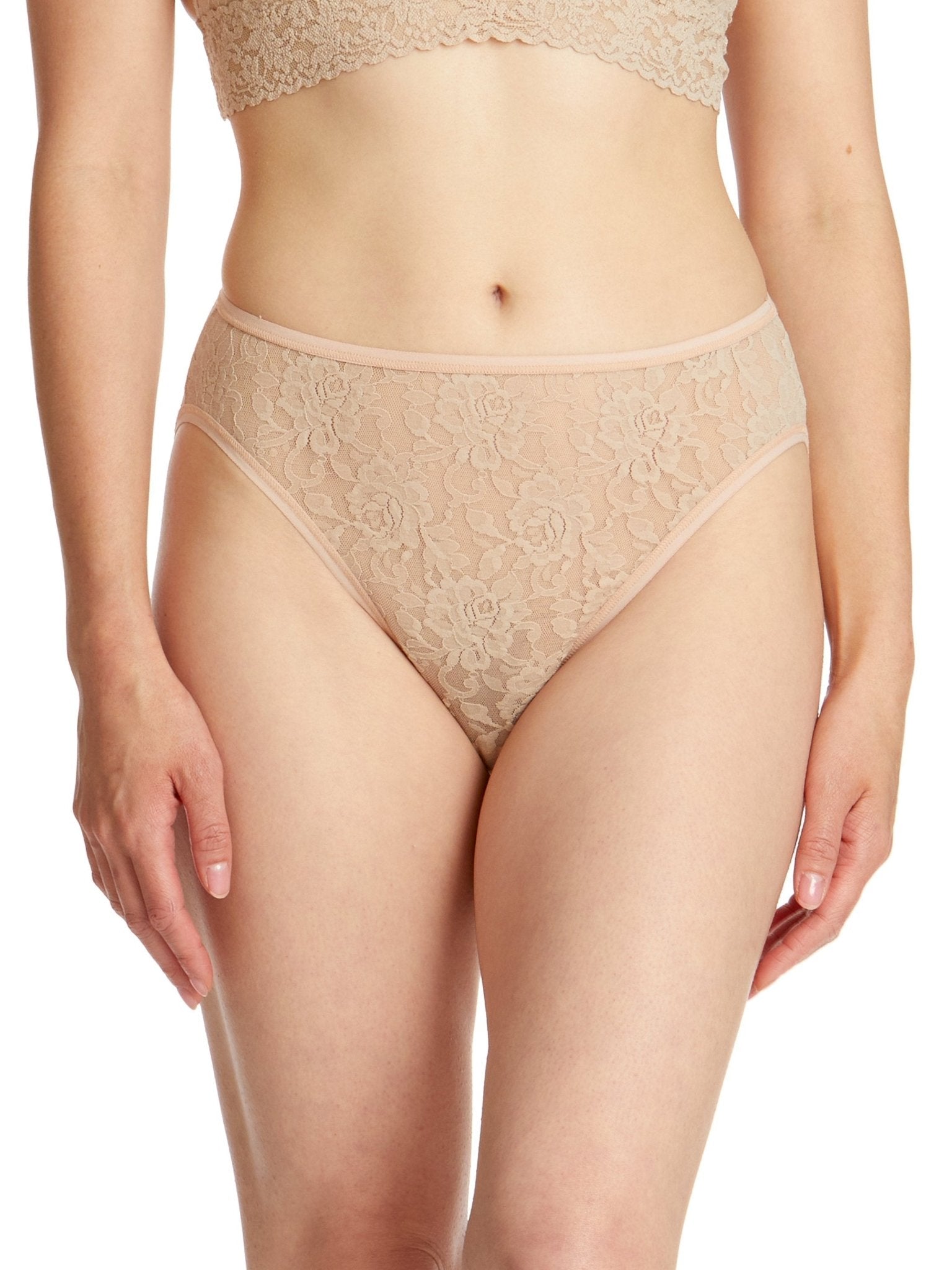 Signature Lace High Cut Brief - Sexy Women's Underwear for Everyday Comfort & Special Occasions | Breathable Soft Fabric for Date Night, Bridal Lingerie & Intimate Moments