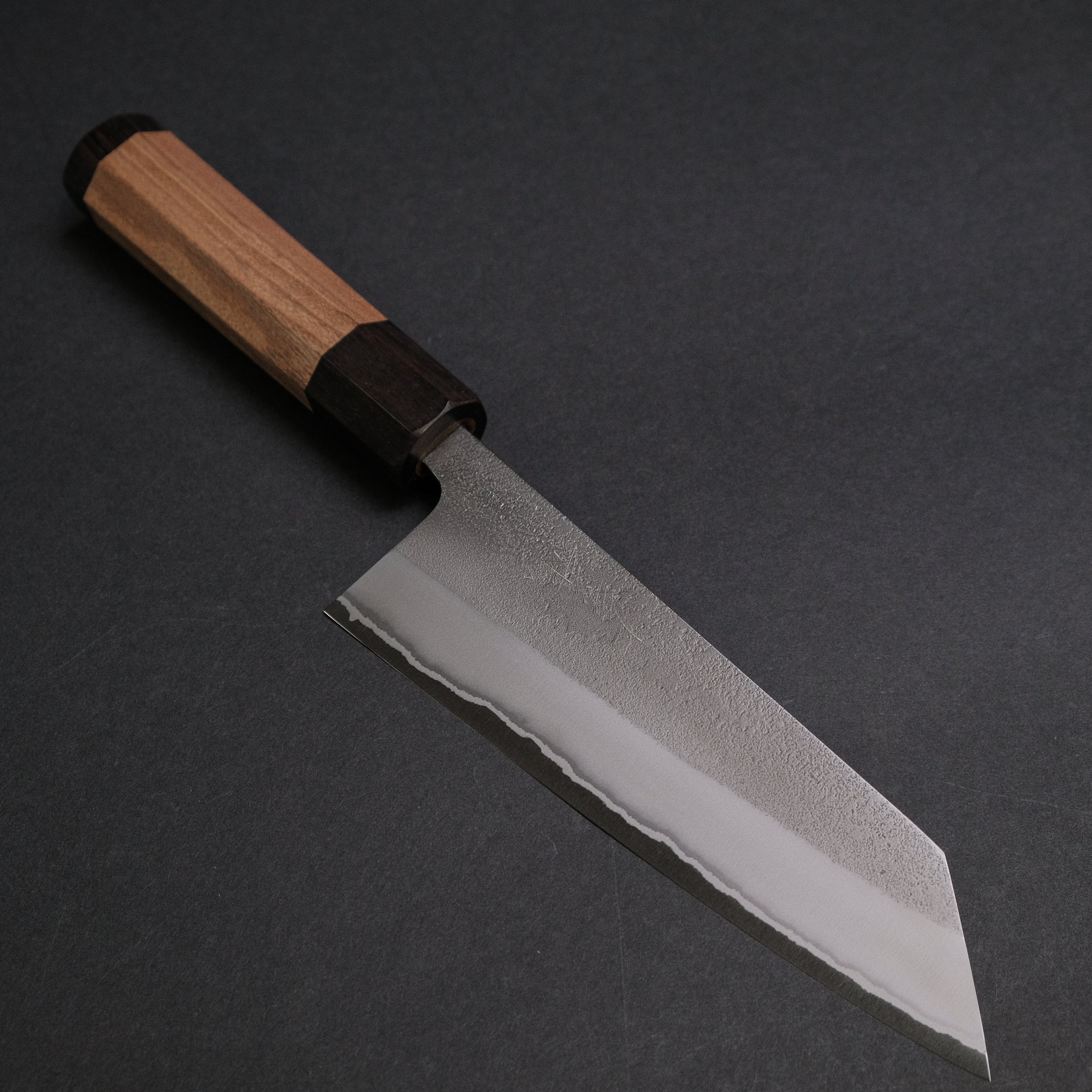 Yoshikane White #2 Nashiji Bunka Knife 165mm with Enju Handle - Japanese Kitchen Knife for Slicing, Dicing & Precision Cutting