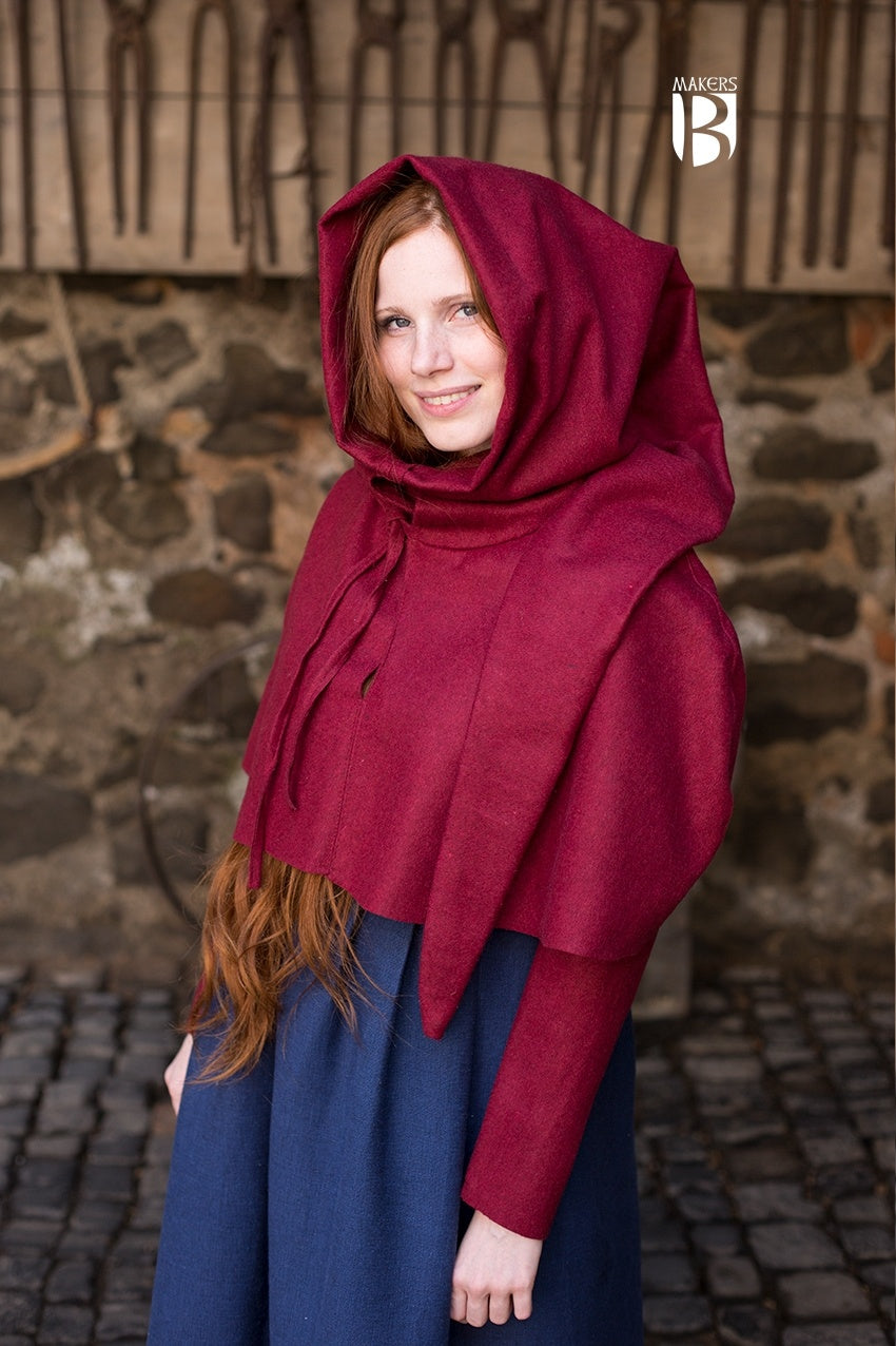 Red Cowl Neck Sweater for Women - Cozy Winter Knitwear for Casual Outfits & Holiday Gatherings