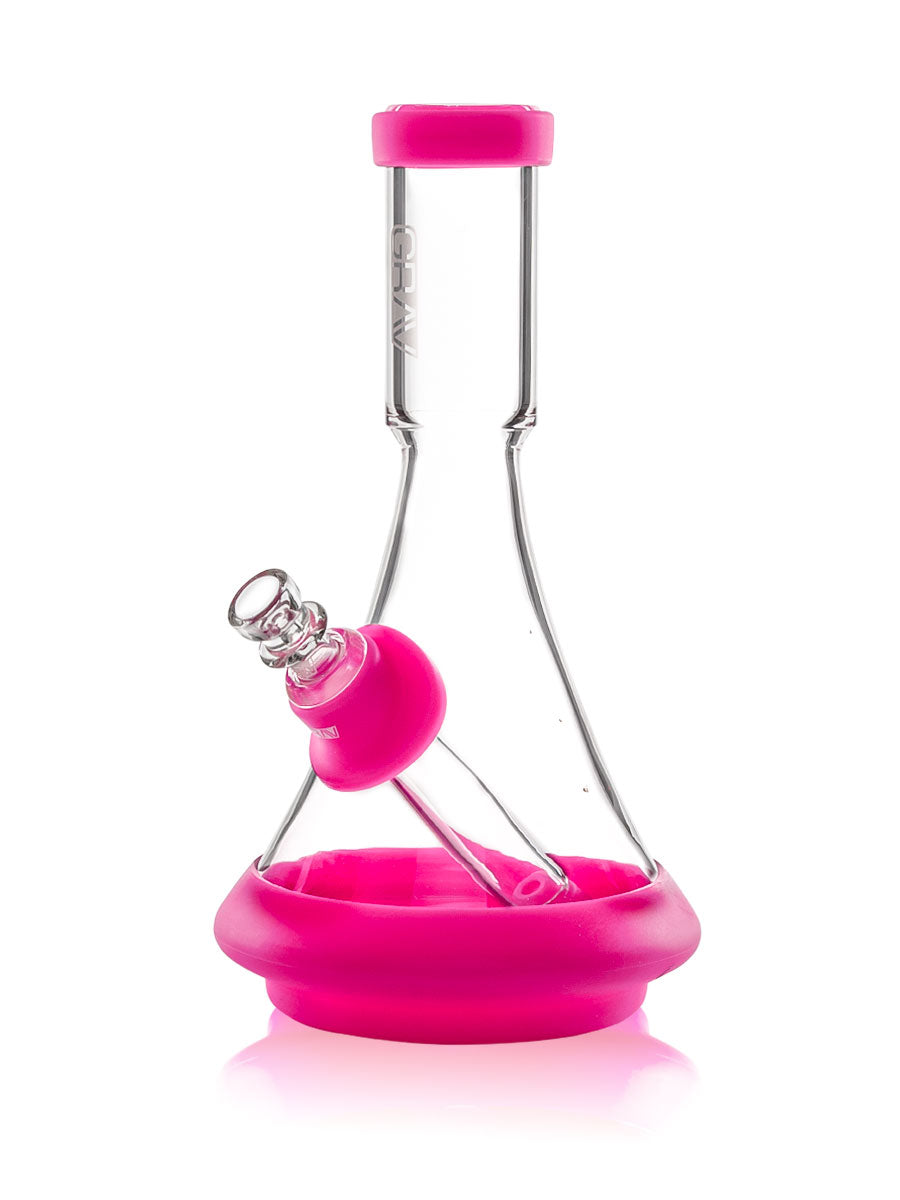 GRAV® Silicone Deco Beaker - Durable & Leak-Proof Bong for Smoking - Perfect for Home, Parties & Outdoor Use