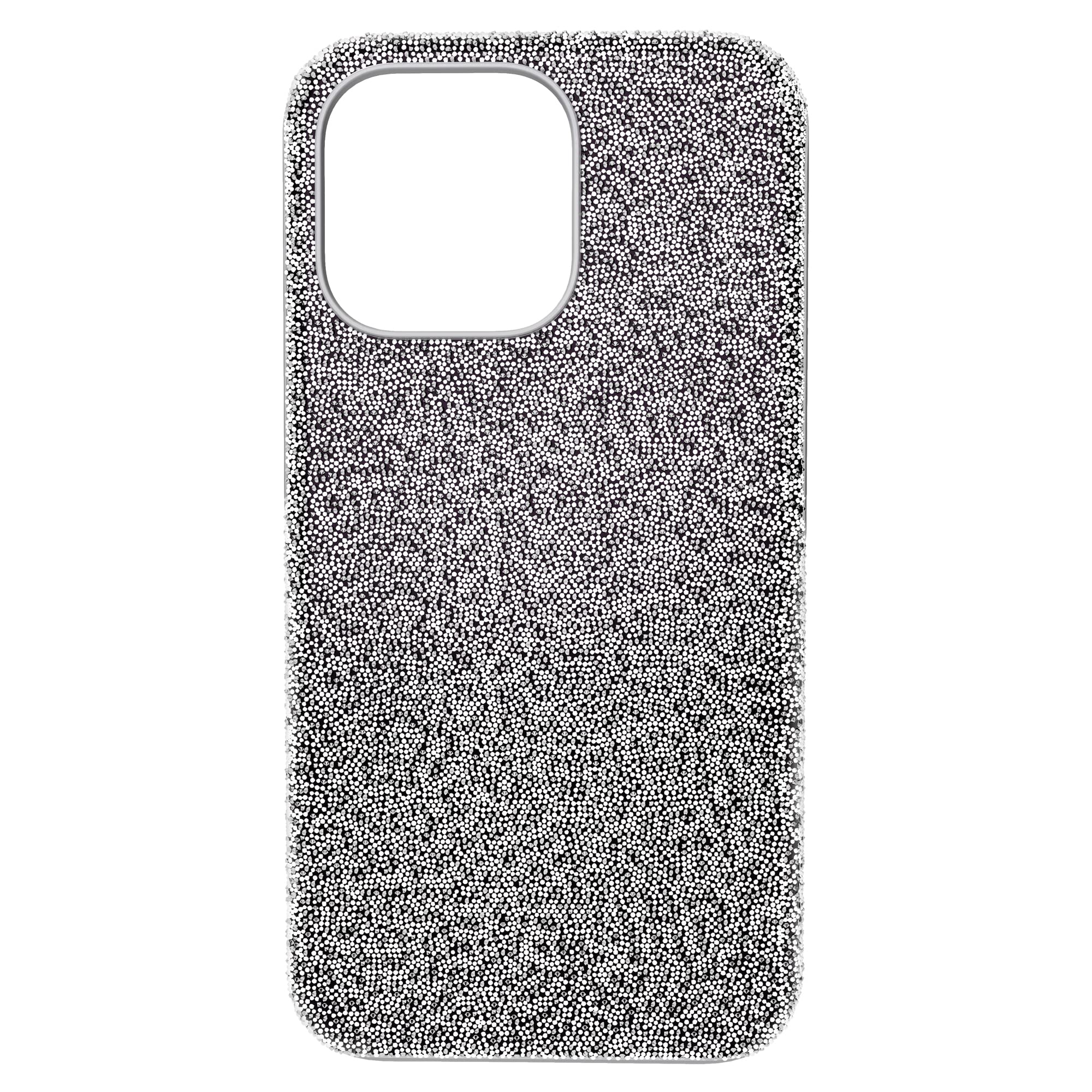 Swarovski Crystal iPhone 13 Pro Case with Protective Bumper - Sparkling Silver Rhinestones | Elegant Luxury Phone Cover for Women | Perfect for Parties, Weddings & Special Occasions