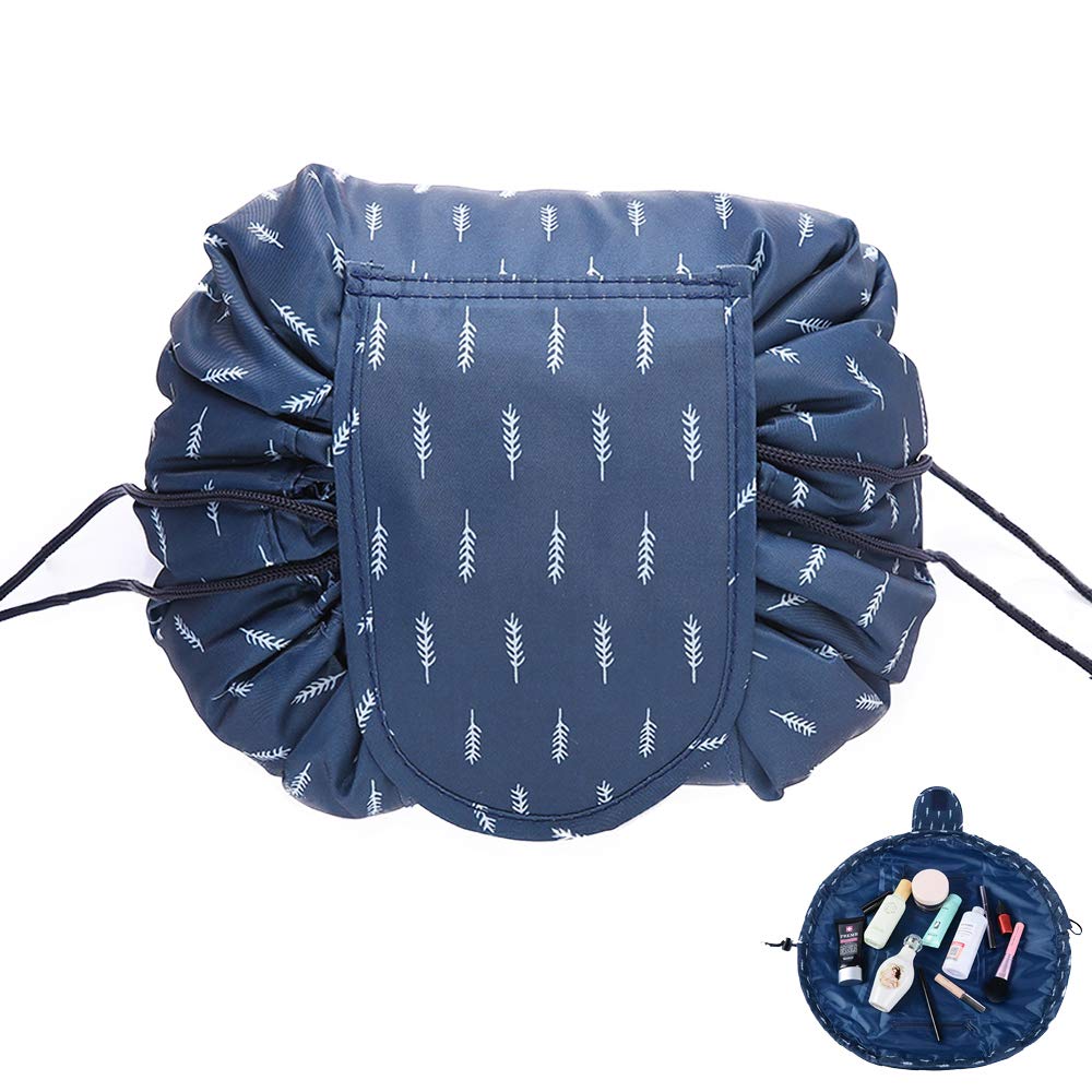 Waterproof Travel Cosmetic Bag - Large Capacity Makeup Organizer for Beauticians, Portable Quick Pack for Gym, Beach & Business Trips