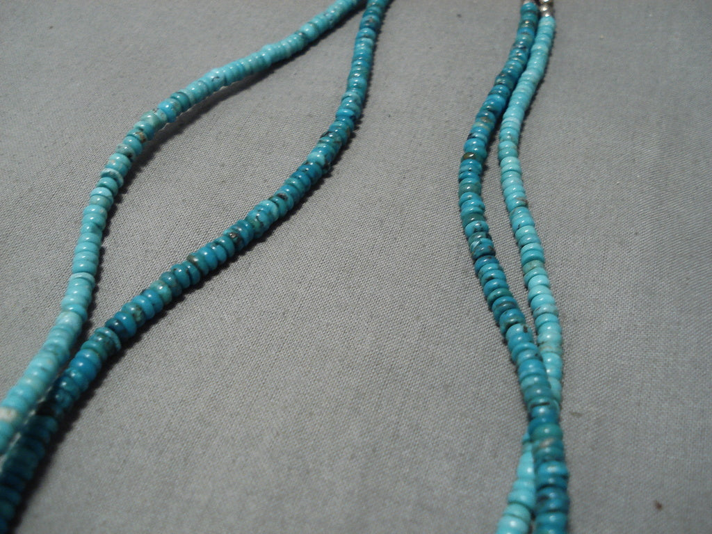 Authentic Vintage Navajo Choker Necklace - Handmade Sterling Silver & Turquoise Native American Jewelry for Women | Perfect for Boho, Southwest & Festival Fashion