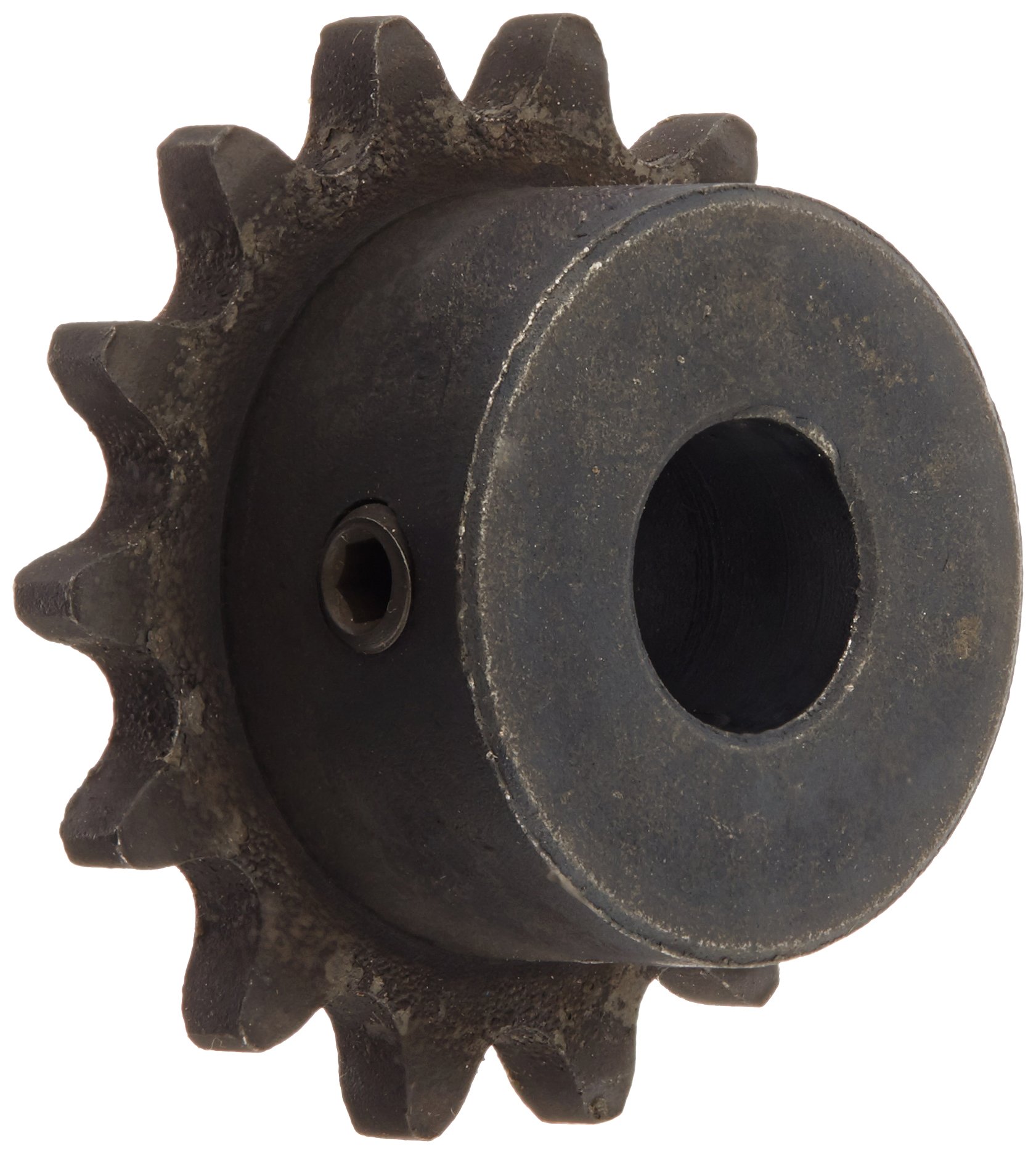 Martin Roller Chain Sprocket - Hardened Teeth Bored-to-Size Type B Hub Single Strand 35 Chain Size 0.375