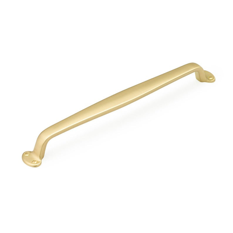 Elegant Satin Brass Drawer Pulls - Leah Cabinet Handles & Cup Pulls for Kitchen, Bathroom & Furniture Upgrade