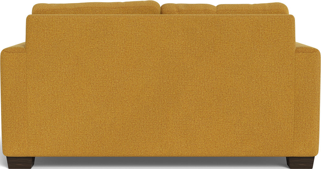Track 62 Loveseat - Modern 2-Seater Sofa for Small Spaces, Comfortable Fabric Couch with Sturdy Wooden Legs - Perfect for Apartments, Living Rooms and Cozy Home Decor