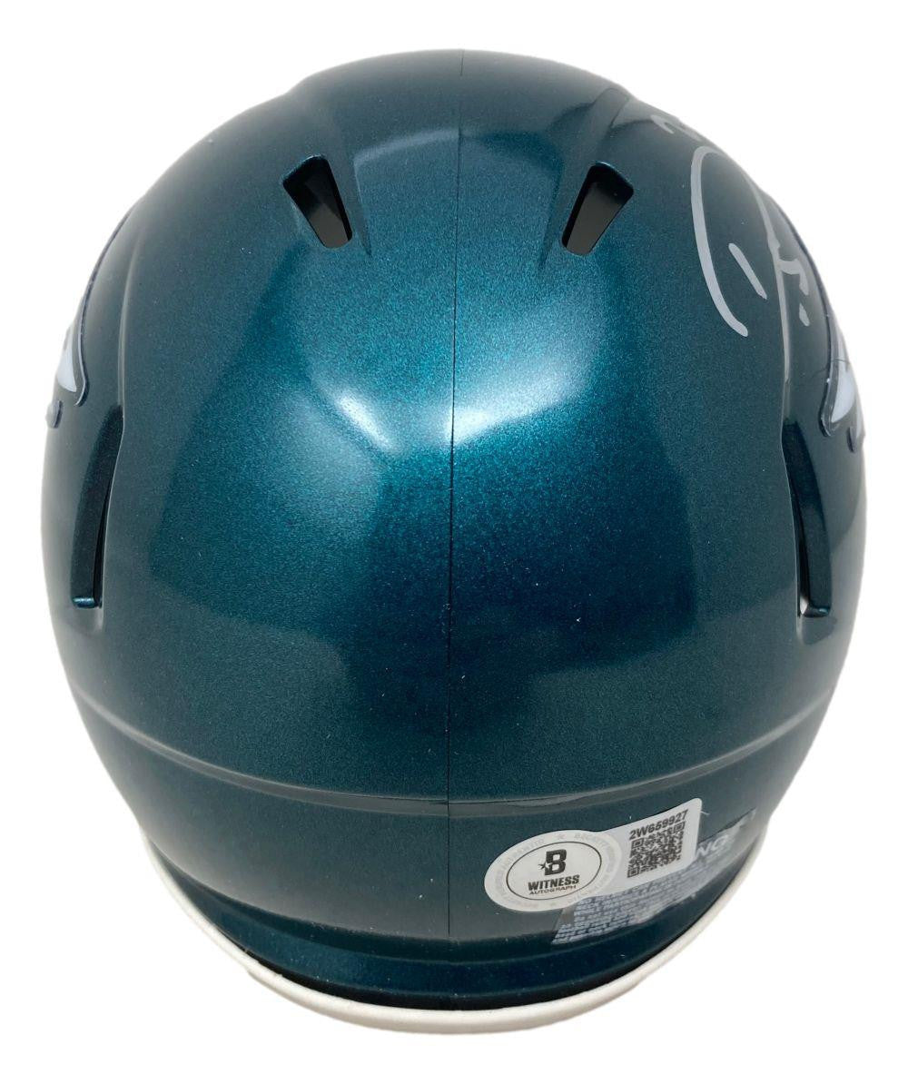 Darius Slay Signed Philadelphia Eagles Mini Speed Helmet - Authentic NFL Collectible - Perfect for Eagles Fans, Sports Memorabilia Collectors, and Man Cave Decor
