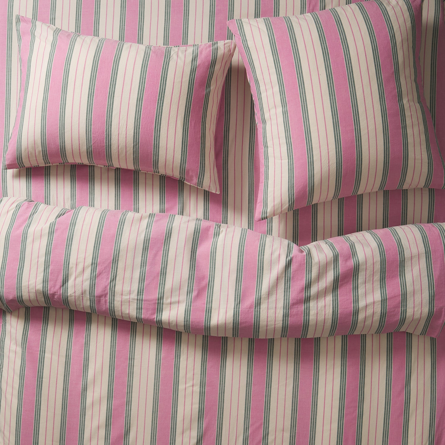 Brigitte Cotton Pillowcase Set - Soft & Breathable 100% Cotton Pillow Covers, Fuchsia Pink (2 Pack) - Perfect for Bedroom, Hotel, Travel & Home Decor