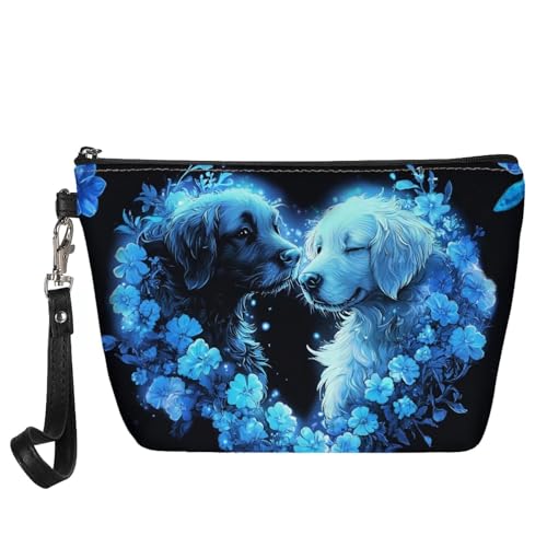 Blue Floral Dogs