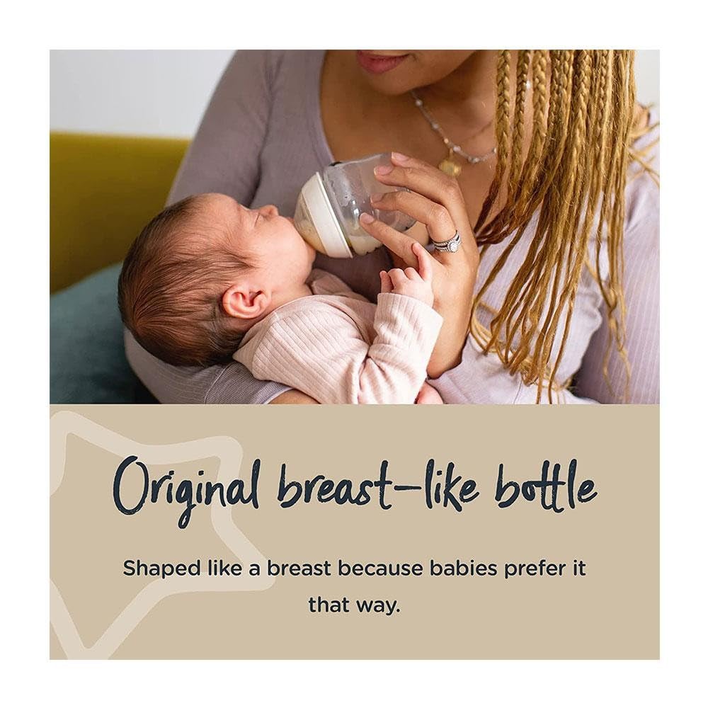 Tommee Tippee Baby Bottles 260ml (Twin Pack) - BPA-Free, Anti-Colic, Easy-Grip - Perfect for Newborns & Infants - Ideal for Breastfeeding, Formula Feeding & On-the-Go Use
