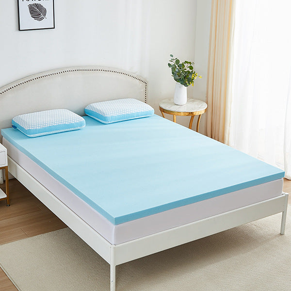 Re Born Mattress Topper - 3 Inch Cooling Gel Memory Foam Mattress Pad for Back Pain Relief | Queen Size Bed Topper for Pressure Relief & Spine Alignment | Perfect for Hot Sleepers & Side Sleepers