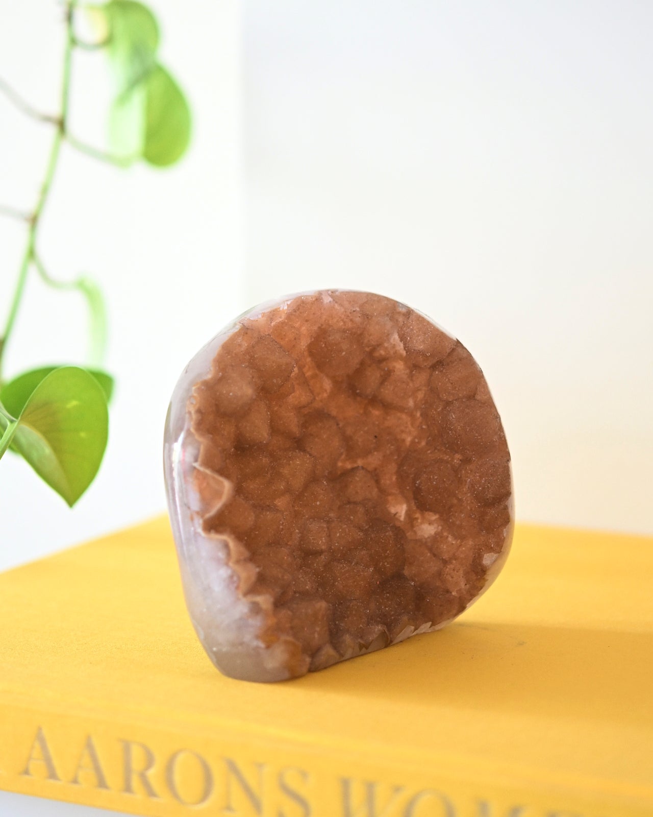 Natural Pink Amethyst Druzy Freeform - 1.4lbs Raw Crystal Specimen for Home Decor, Meditation & Healing Stone Collection