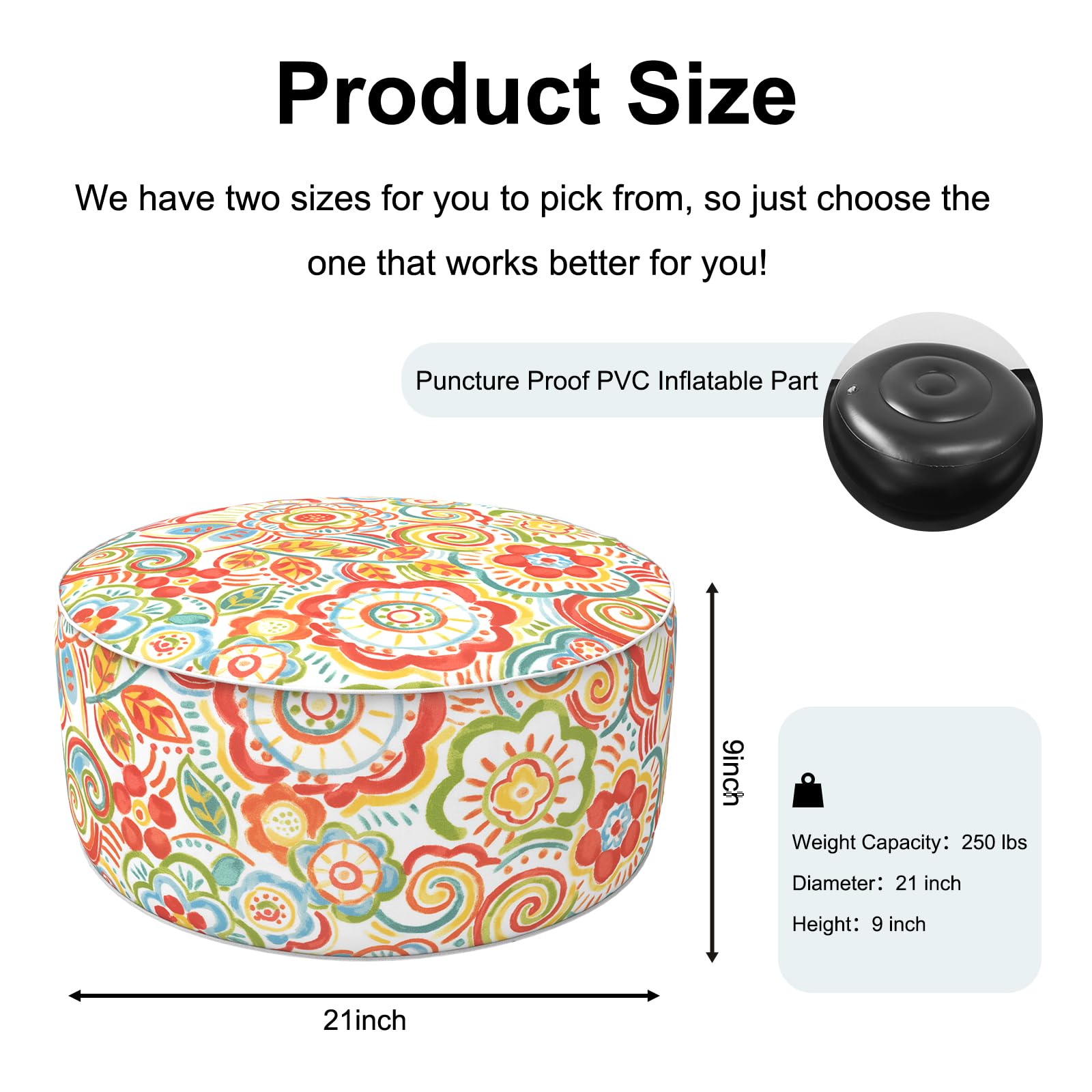 Inflatable Ottoman Stool 21