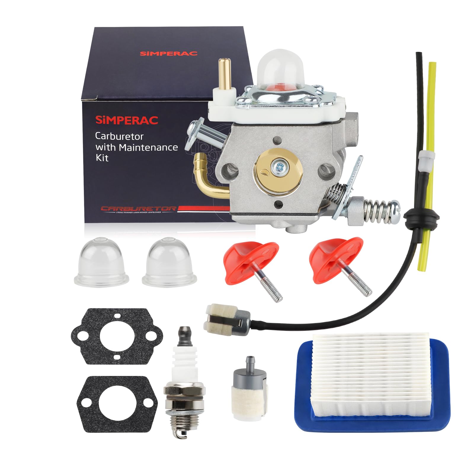 PB-580T Carburetor Replacement for Echo PB580T & Shindaiwa EB600RT Leaf Blowers - Compatible with PB-580H, PB-580T Models - Includes Air Filter & Fuel Line Maintenance Kit - Perfect for Backyard Leaf Cleanup & Professional Landscaping