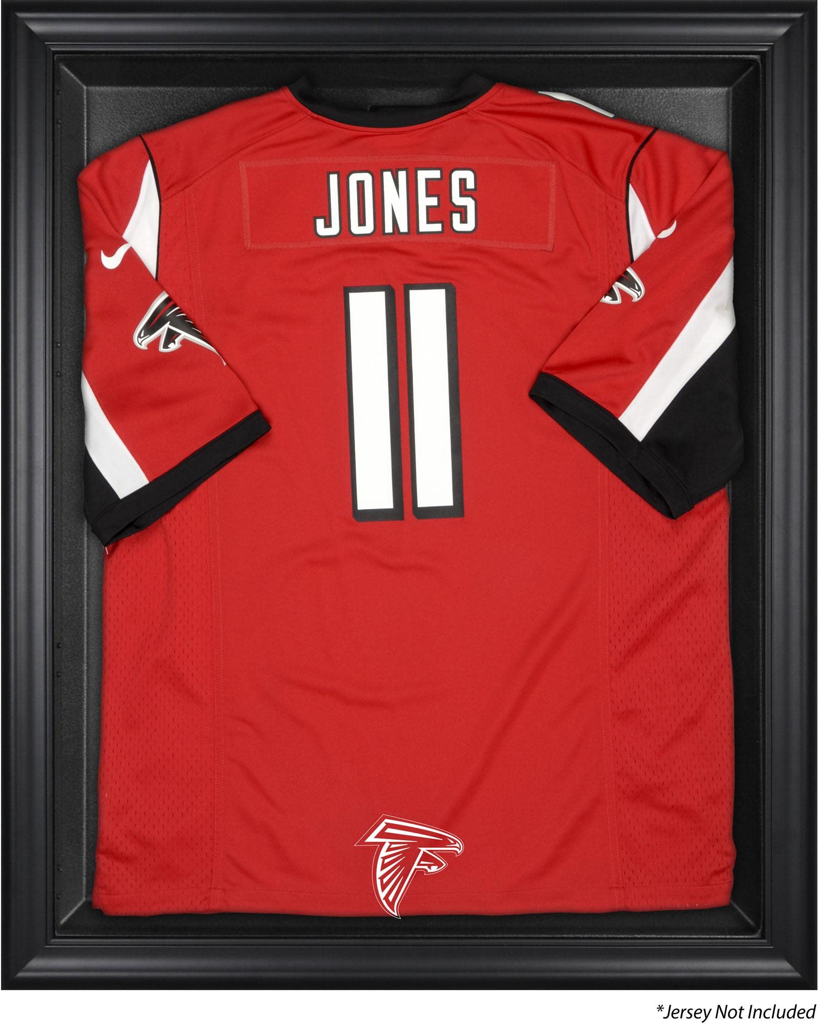 Atlanta Falcons Jersey Display Case - Football Jersey Frame with Logo - Perfect for Memorabilia, Sports Room Decor & Fan Gifts