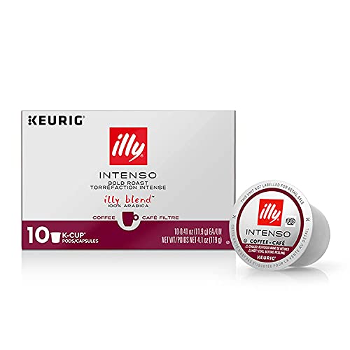illy® Dark Roast K-Cup® Coffee Pods - 30 Count (3 Boxes of 10) for Keurig Brewers - Perfect for Home, Office & Morning Coffee Boost