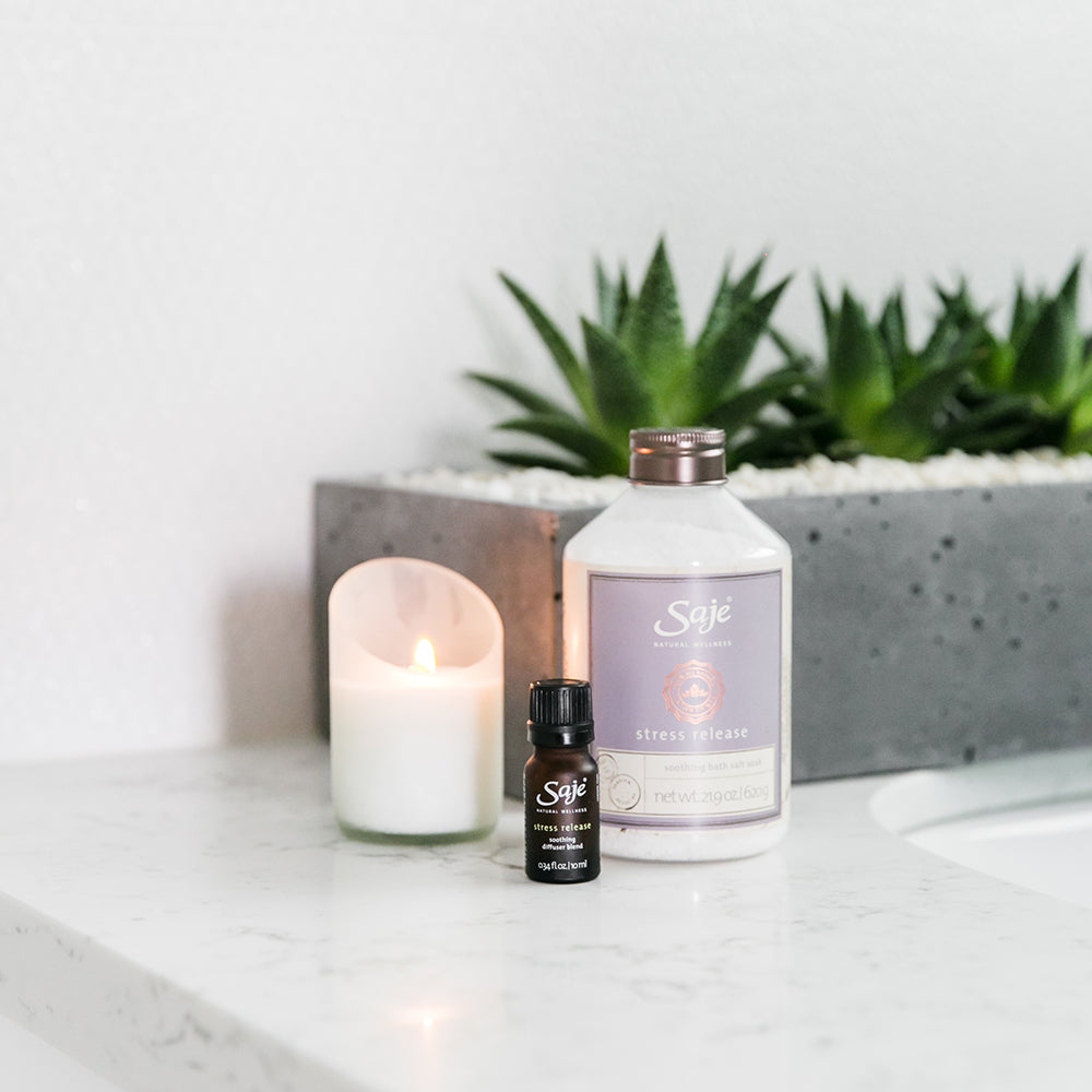 Best Stress Relief Essential Oil Diffuser Blend for Relaxation & Aromatherapy - Perfect for Home, Office & Spa Use