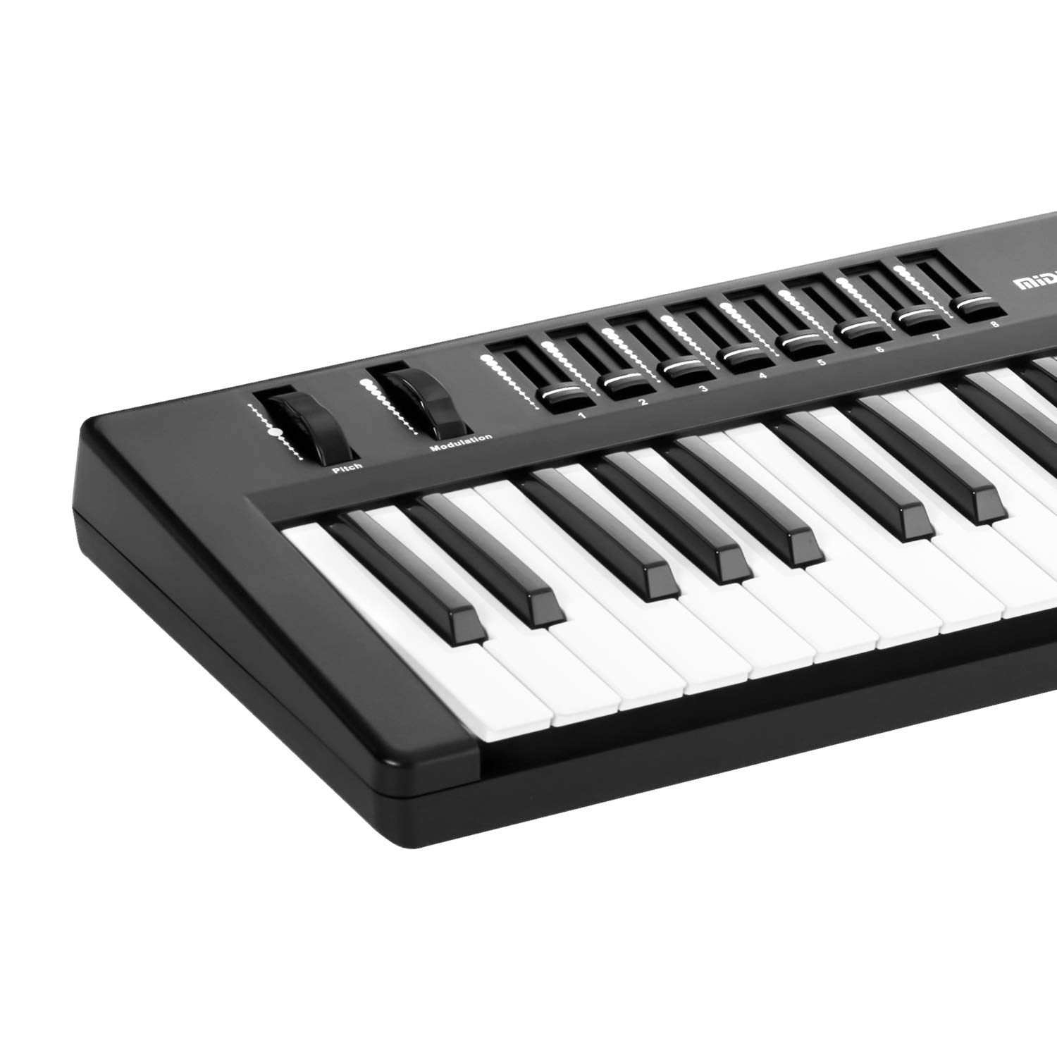 MIDIPLUS Origin 62 61-Key USB MIDI Keyboard Controller with Pitch Bend & Modulation Wheel - Perfect for Music Production, Studio Recording & Live Performance