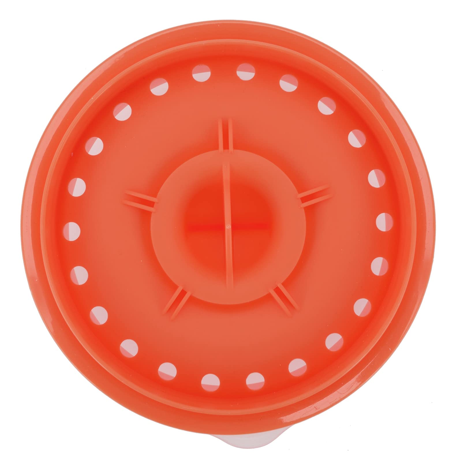 Yolk Separator & Egg White Divider - Plastic Baking Tool for Cakes, Desserts & Cooking (Dark Orange) | Perfect for Bakers, Chefs & Home Cooking