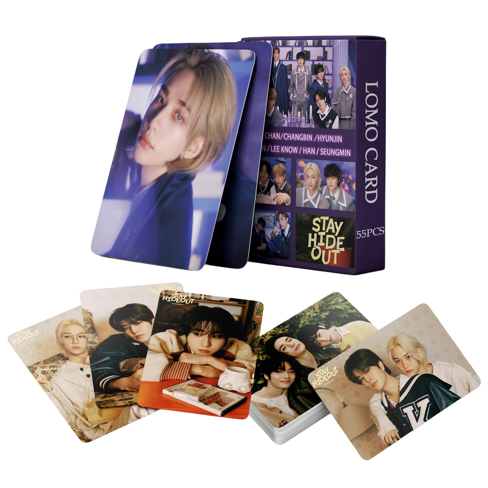 Stray Kids Magic School 2024 Official Album Photocards Set - Limited Edition K-Pop Collectible Lomo Cards for Fans | Perfect Gift for Boys and Girls | Display, Collection, and Fan Meetings