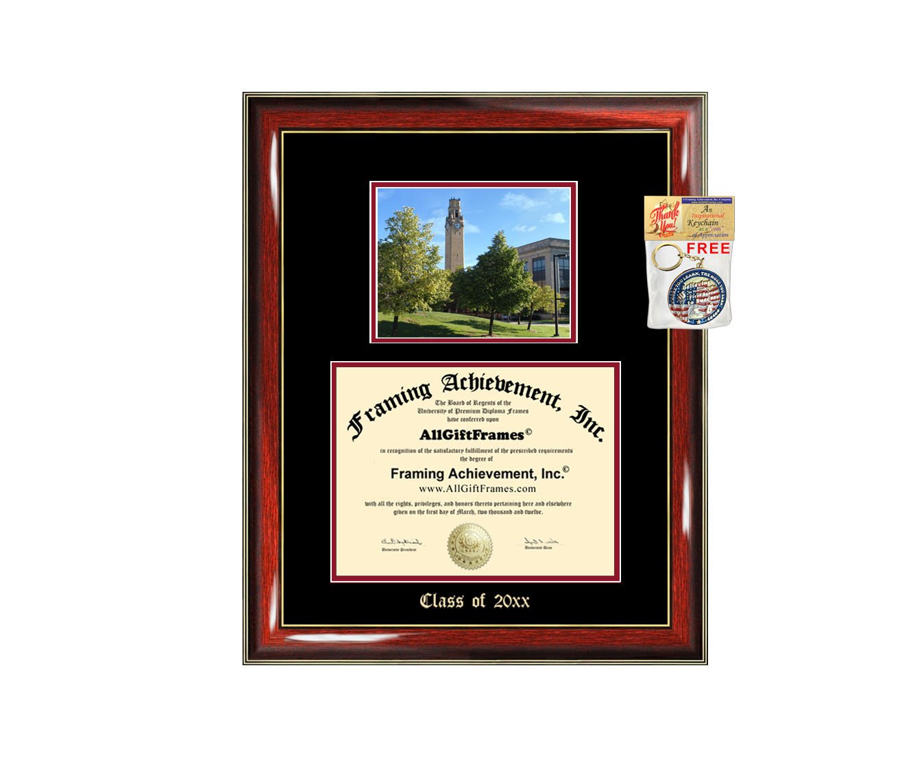 University of Detroit Mercy UDM Diploma Frame - Custom Engraved Graduation Display Case for Bachelor, Masters, MBA, PhD & Doctorate Degrees - Perfect Graduation Gift for Wall Display & Office Decor