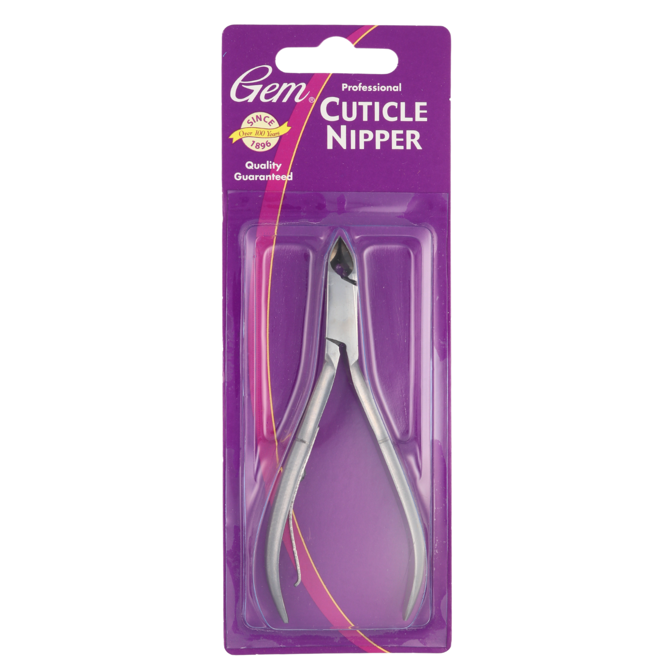 Premium Gem Cuticle Nipper - Stainless Steel Precision Nail Trimmer for Professional Manicure & Pedicure | Perfect for Home Salon, Nail Care Kits & DIY Grooming